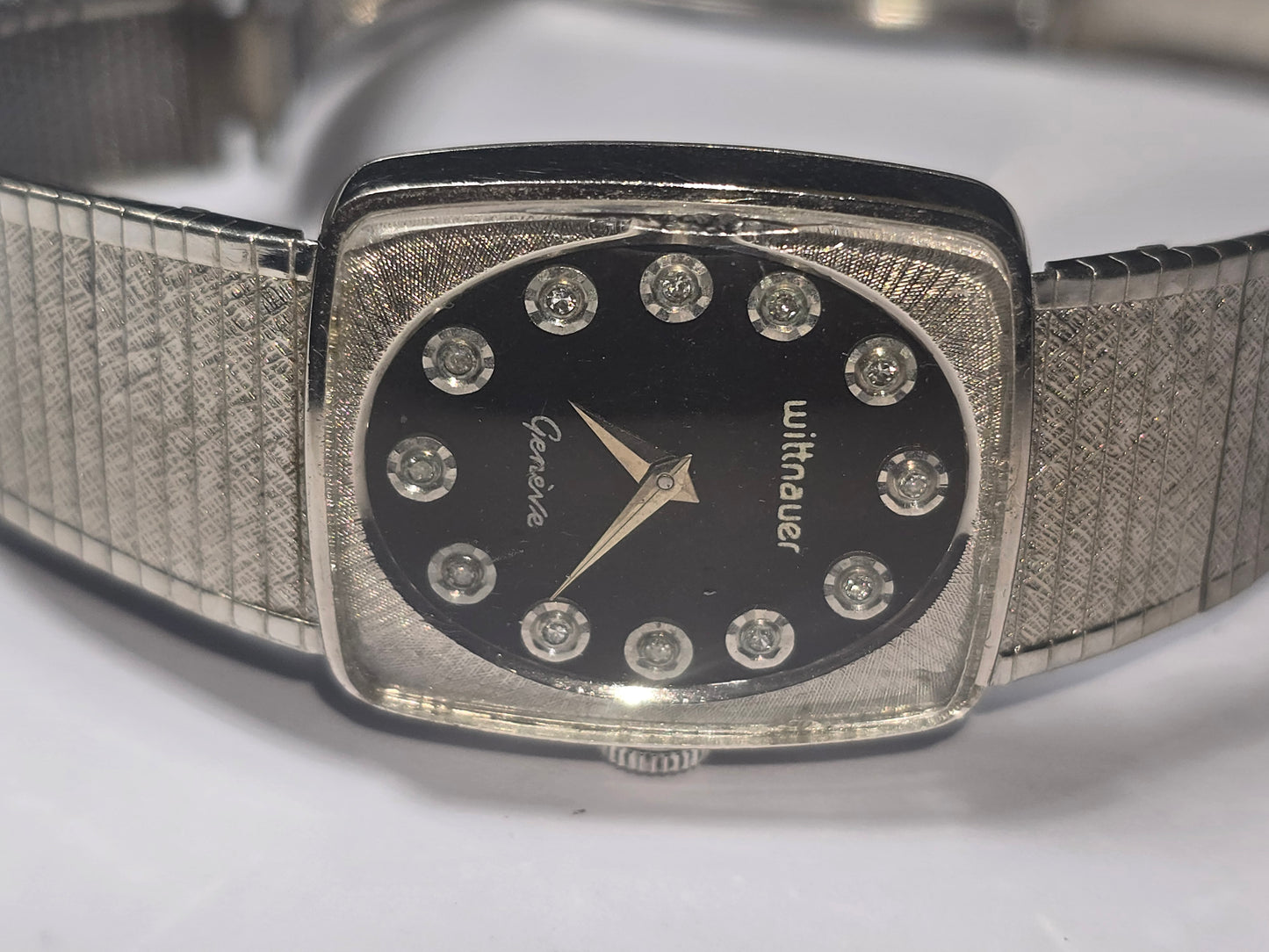 Wittnauer Geneve Diamonds watch "VINTAGE" 10kgf