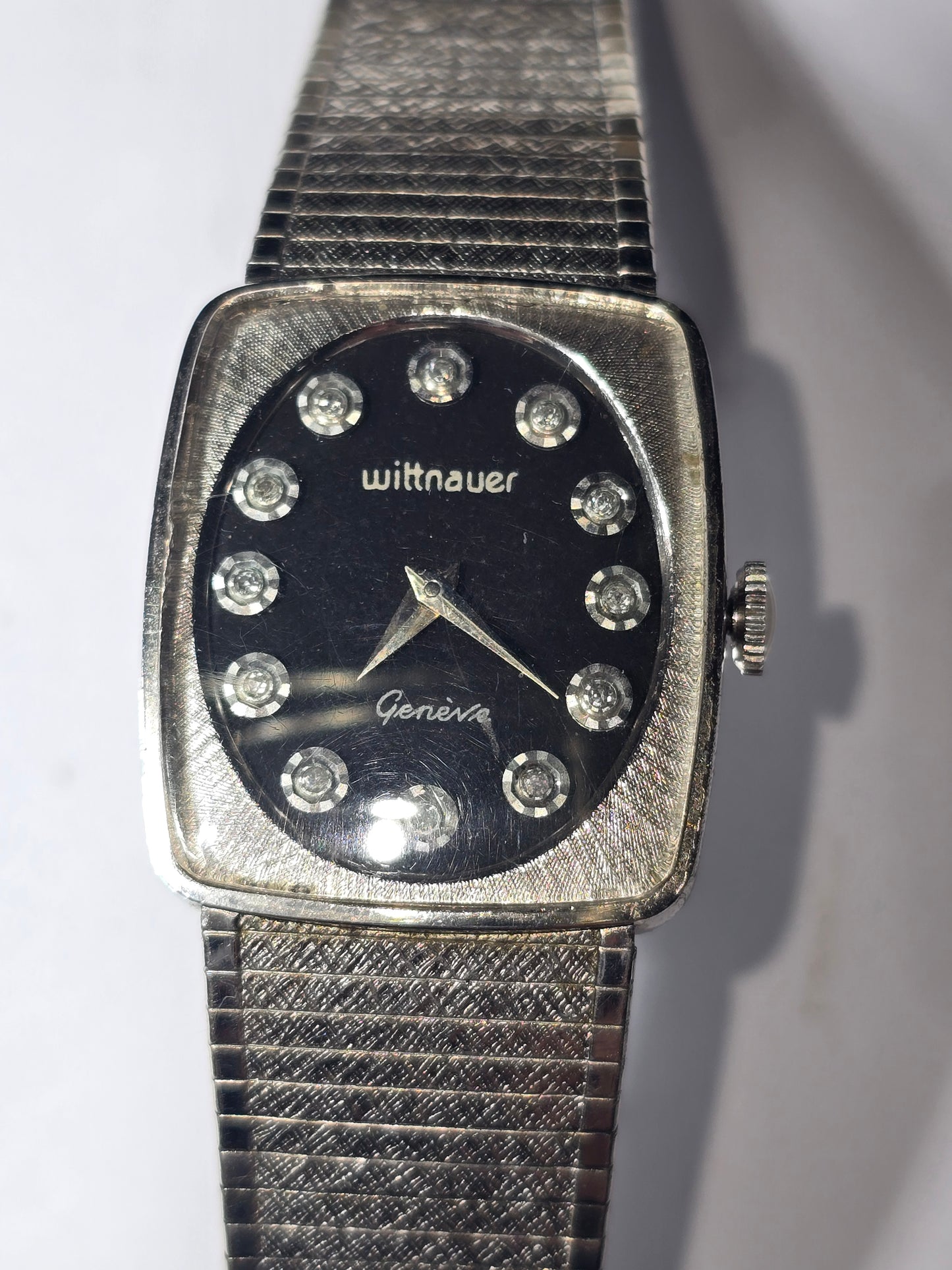 Wittnauer Geneve Diamonds watch "VINTAGE" 10kgf