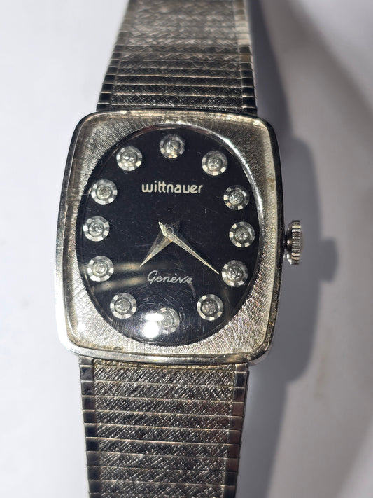 Wittnauer Geneve Diamonds watch "VINTAGE" 10kgf