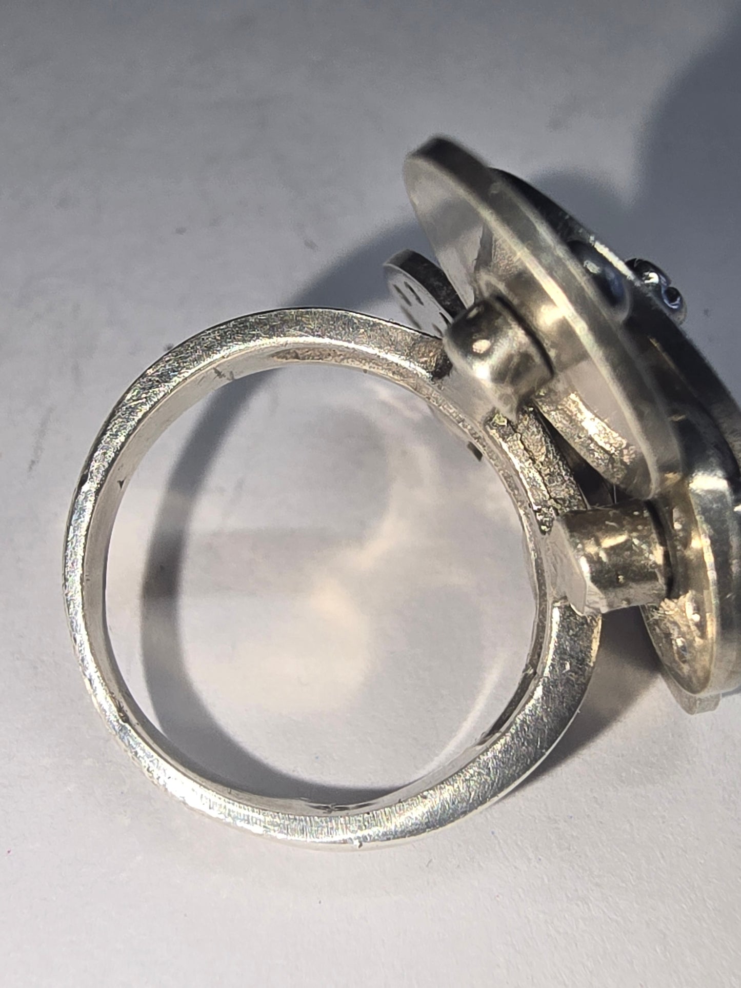 BULGARI CICLADI SILVER DIAMONDS FIVE DISC RING "VINTAGE"