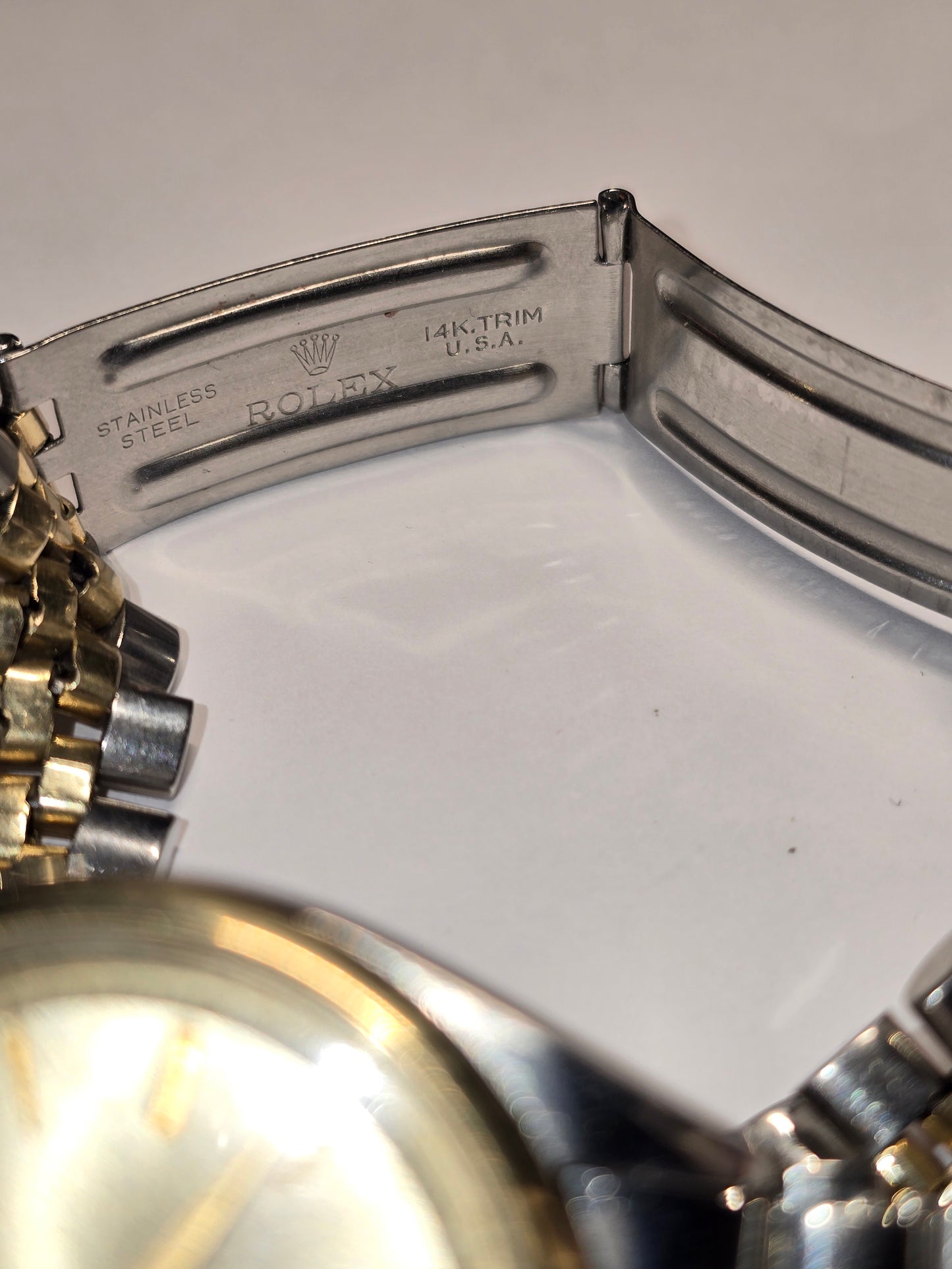 Scarse 1957 14k Rolex Datejust 36mm ref 6605 "Rare"