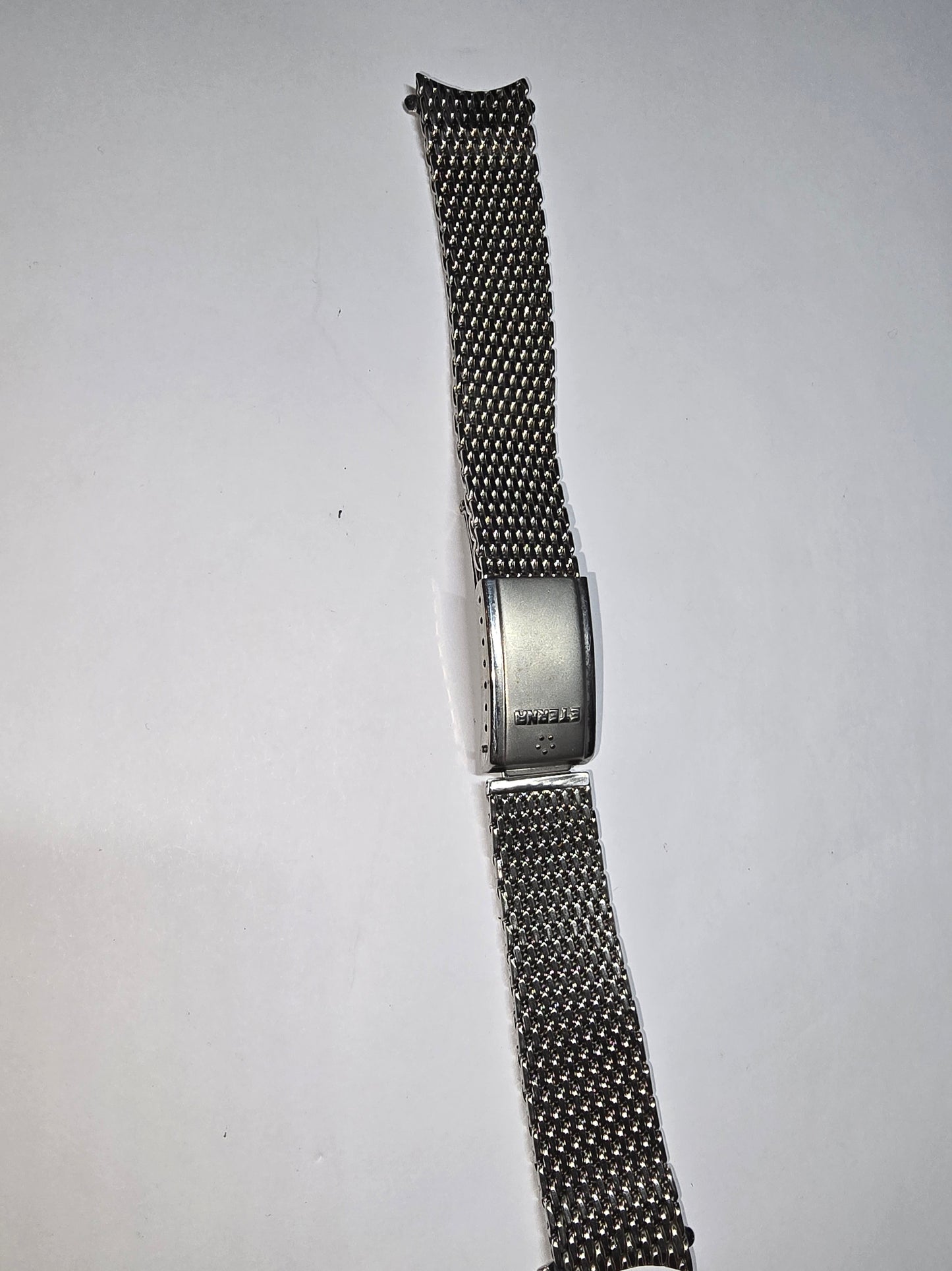 vintage Eterna Milanese mesh wristwatch bracelet