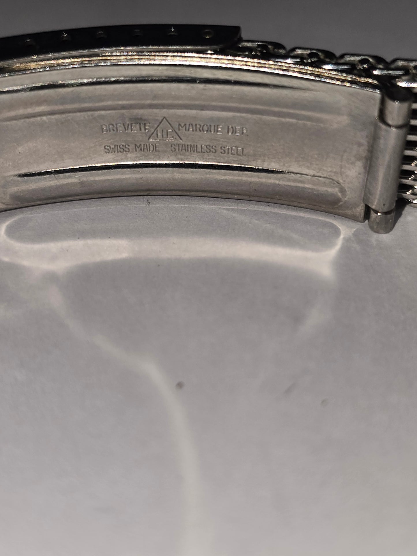 vintage Eterna Milanese mesh wristwatch bracelet