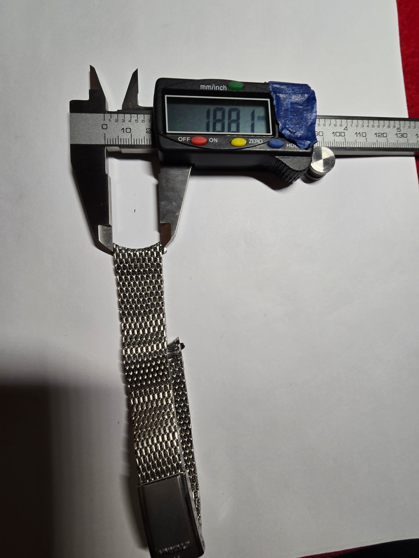 vintage Eterna Milanese mesh wristwatch bracelet