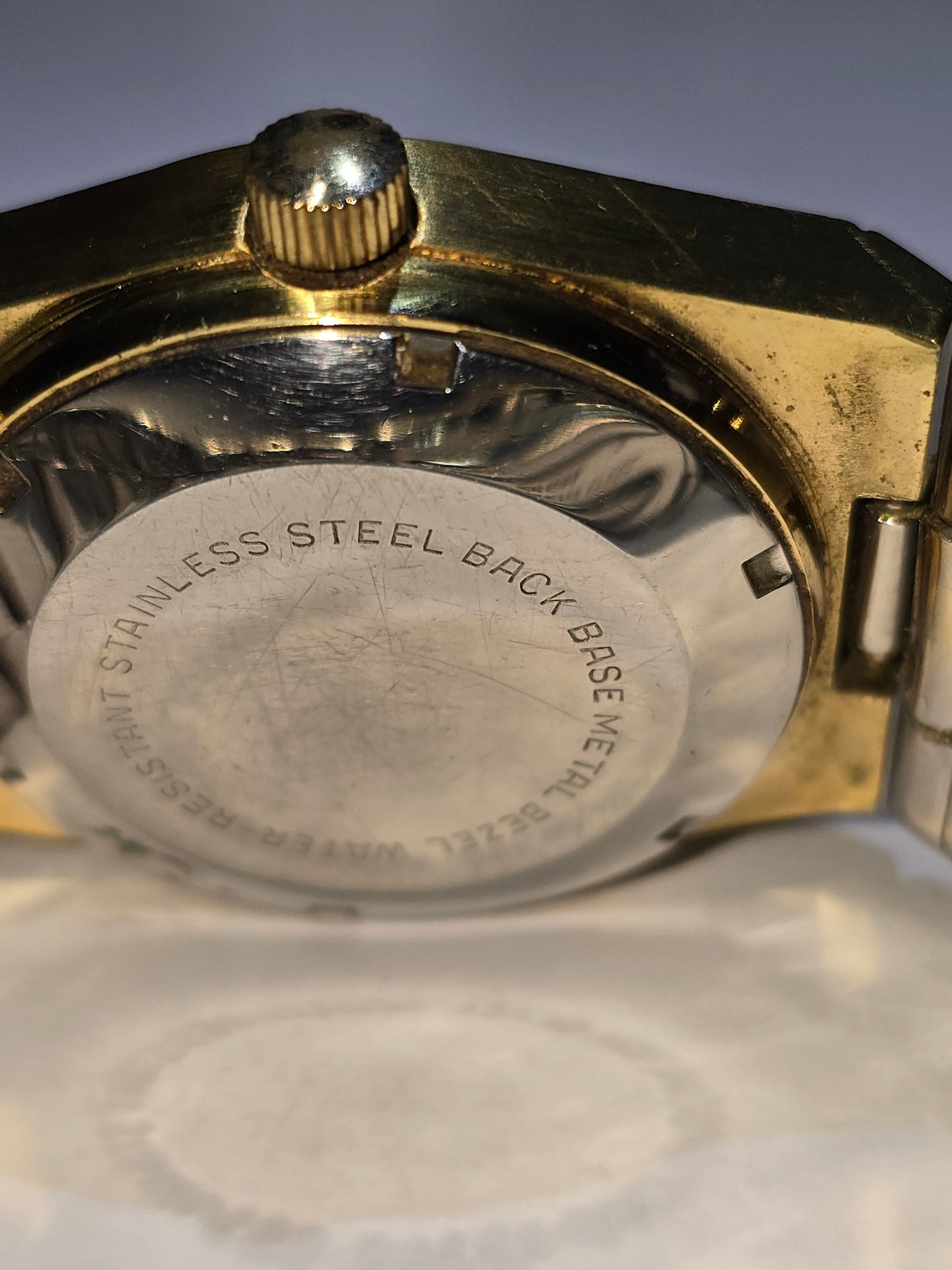 vintage Atlantic automatic day date watch