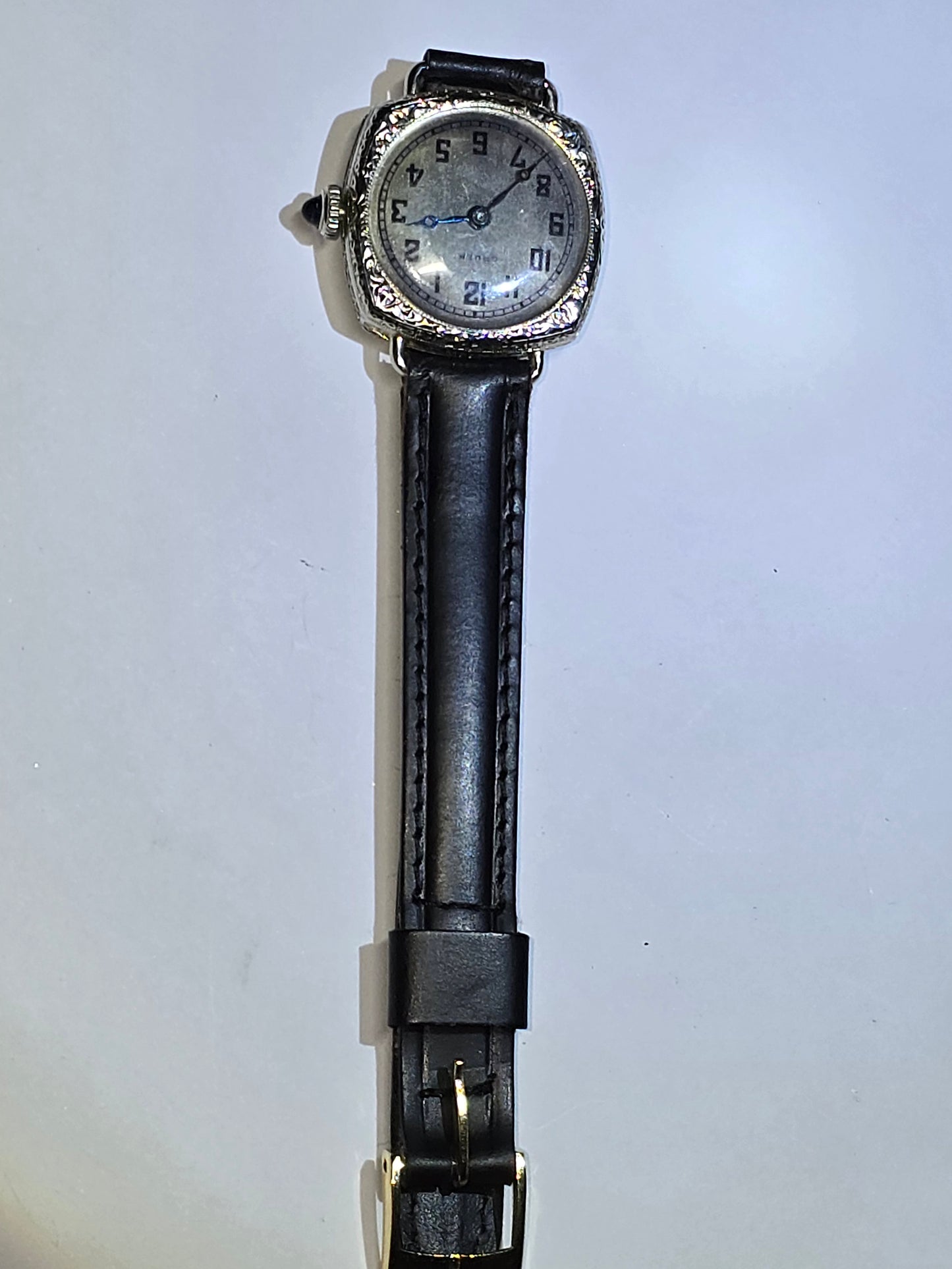 Antique Gruen Paris square ultraquality gf watch circa 1923 guild