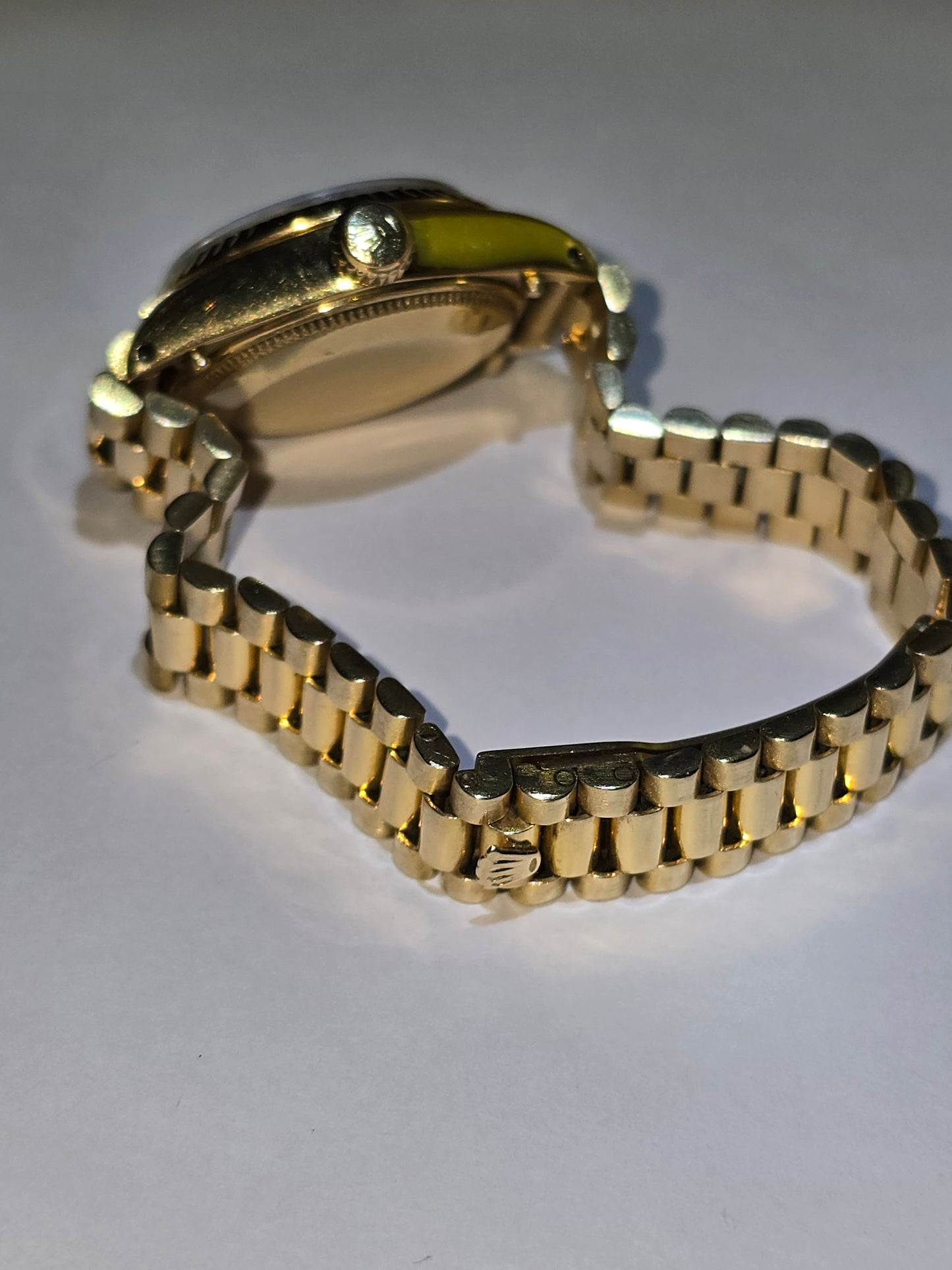 vintage 18k solid gold Rolex president 6917 ladies' watch