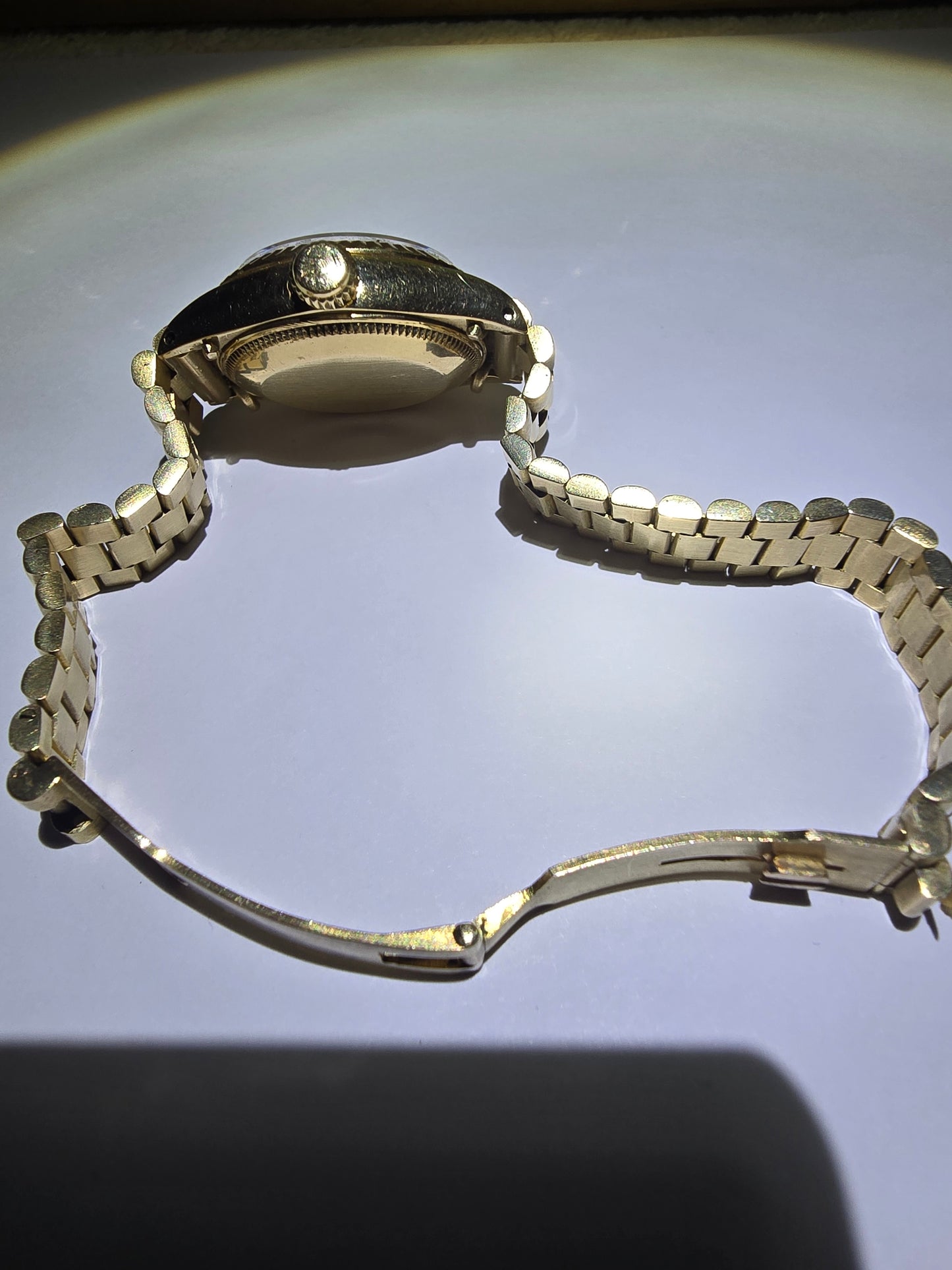 vintage 18k solid gold Rolex president 6917 ladies' watch