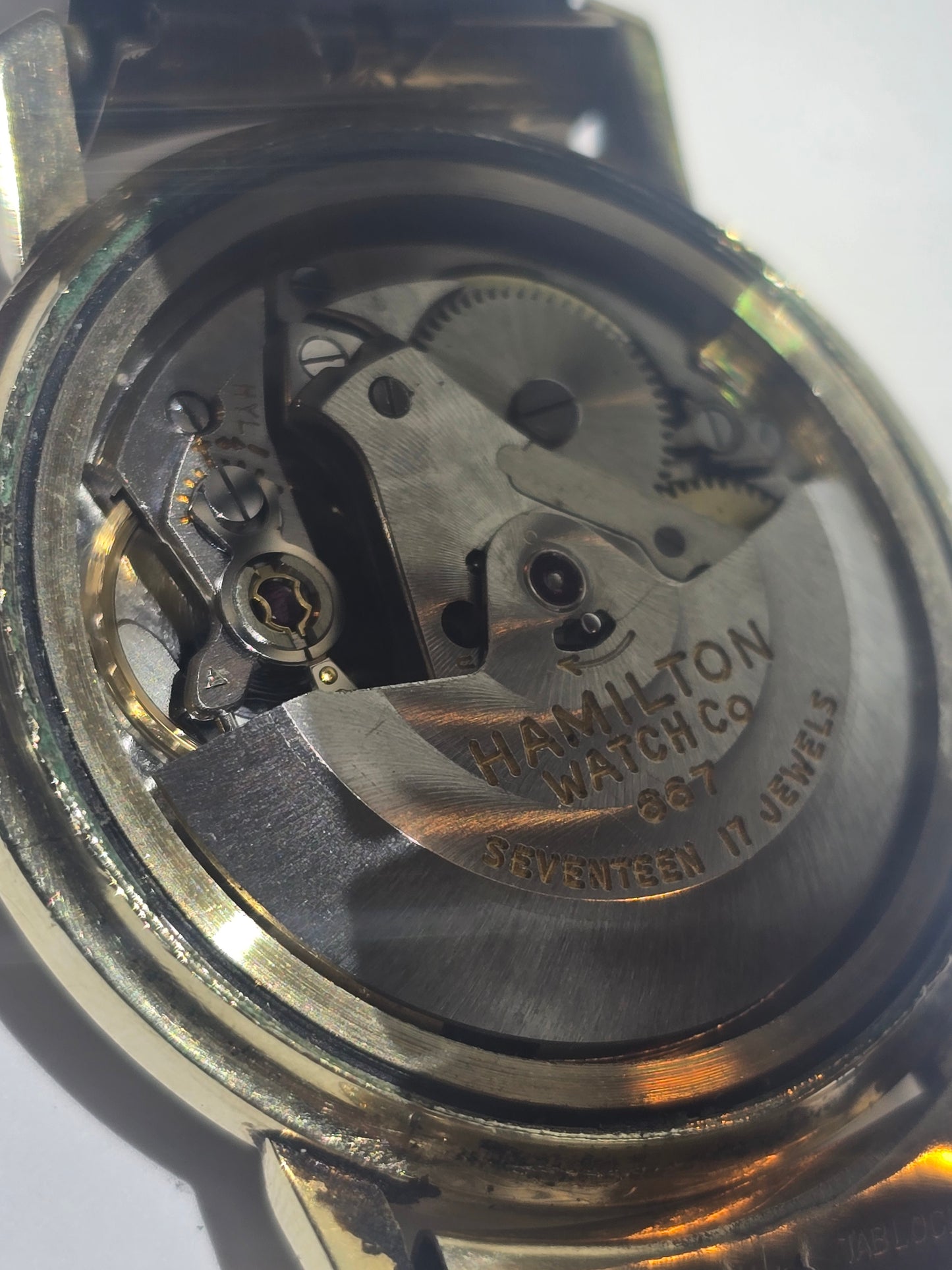 Vintage Hamilton automatic caliber 667 collectible men's Swiss wristwatch.