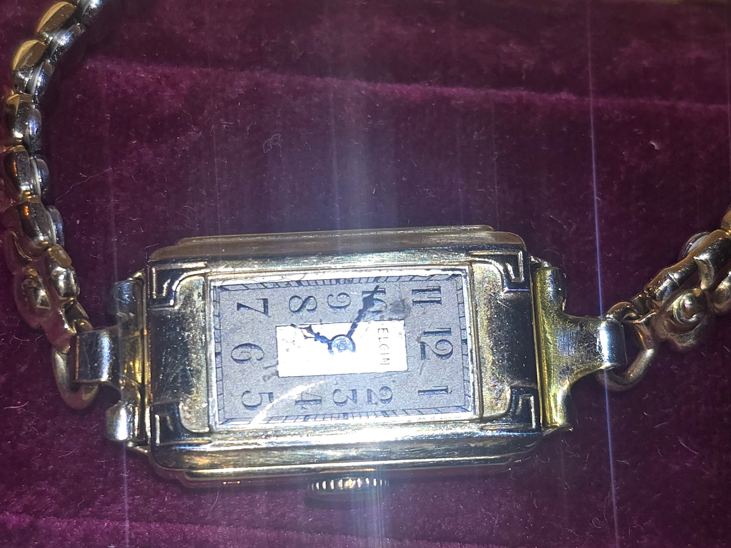 Vintage 1936 Elgin 10kgf, 17 jewels Swiss lady's watch.