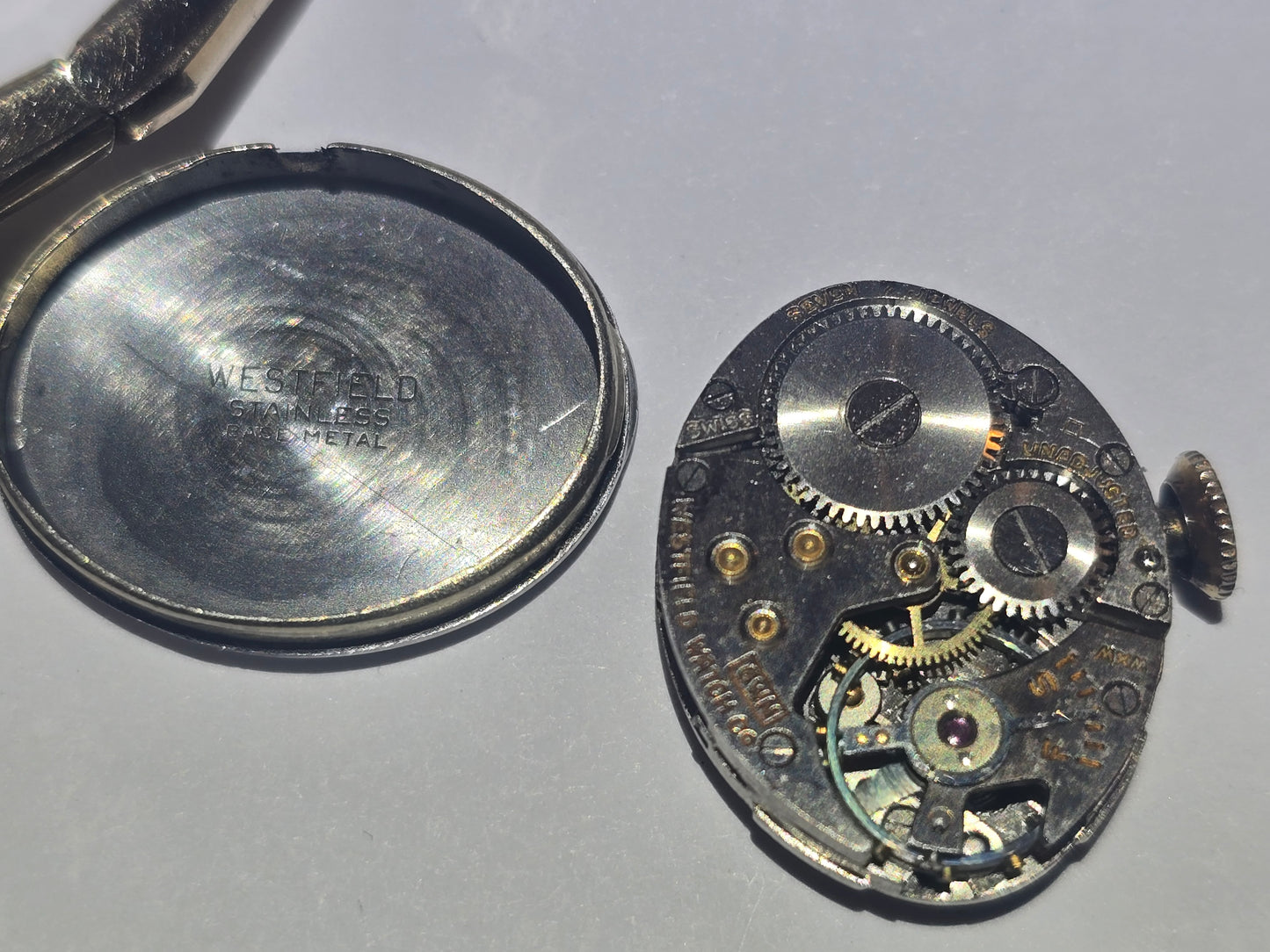 Vintage Westfield by Bulova lady's art deco, mechanical wristwatch.