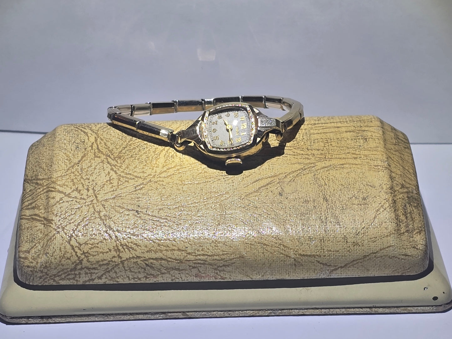 Vintage Westfield by Bulova lady's art deco, mechanical wristwatch.