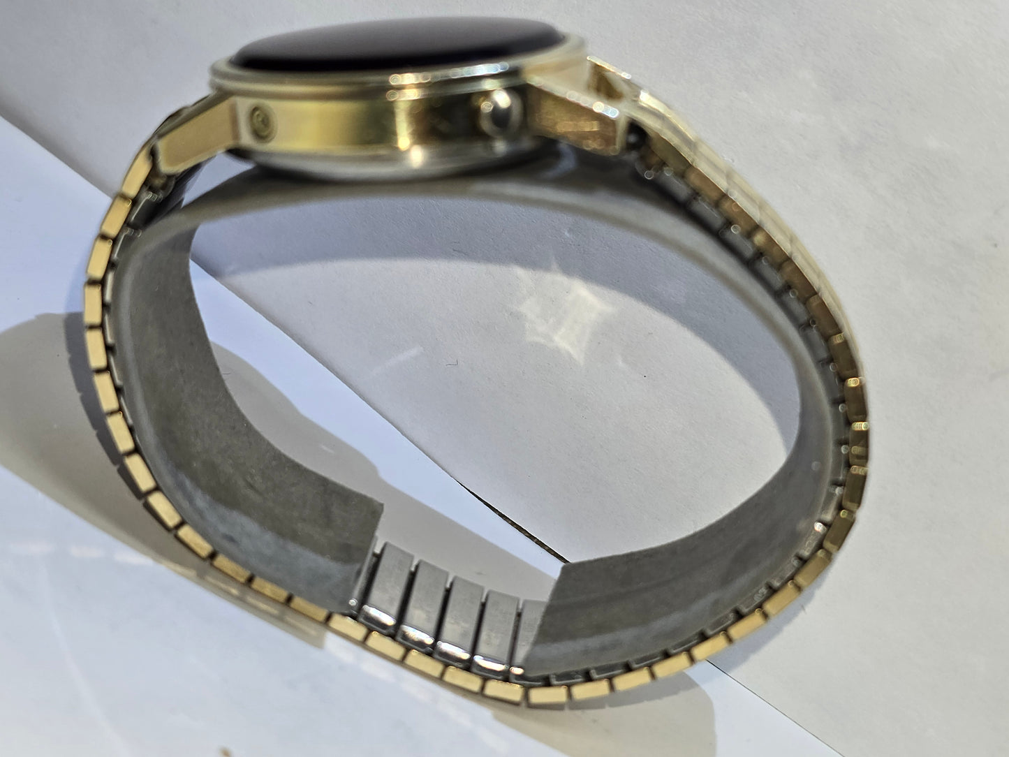 vintage 1970'S Timeband men's round face digital quartz watch