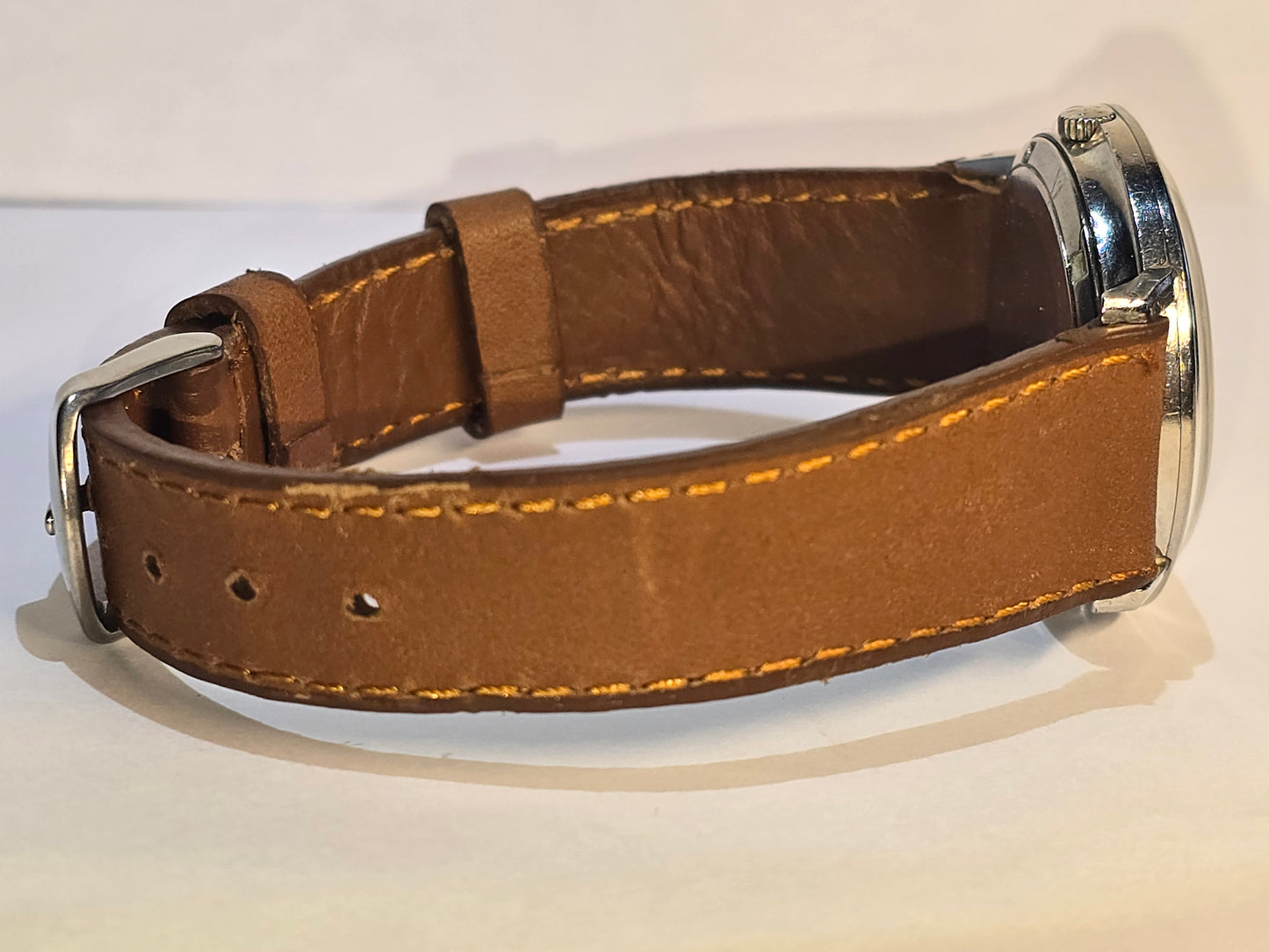 Vintage Eterna-Matic Centenaire "61" 21 jewels automatic 35mm watch