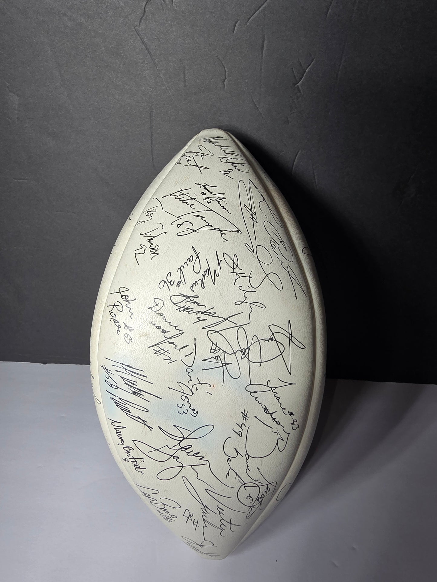 Vintage 1989 Chicago Bears facsimile signed football