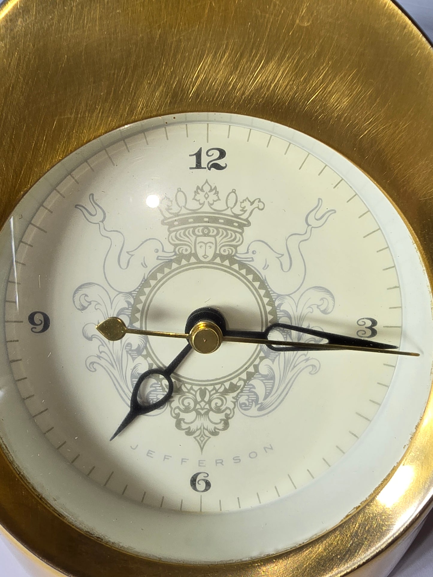 Vintage Jefferson "Lady Marion" 500 electric desk clock 1960's