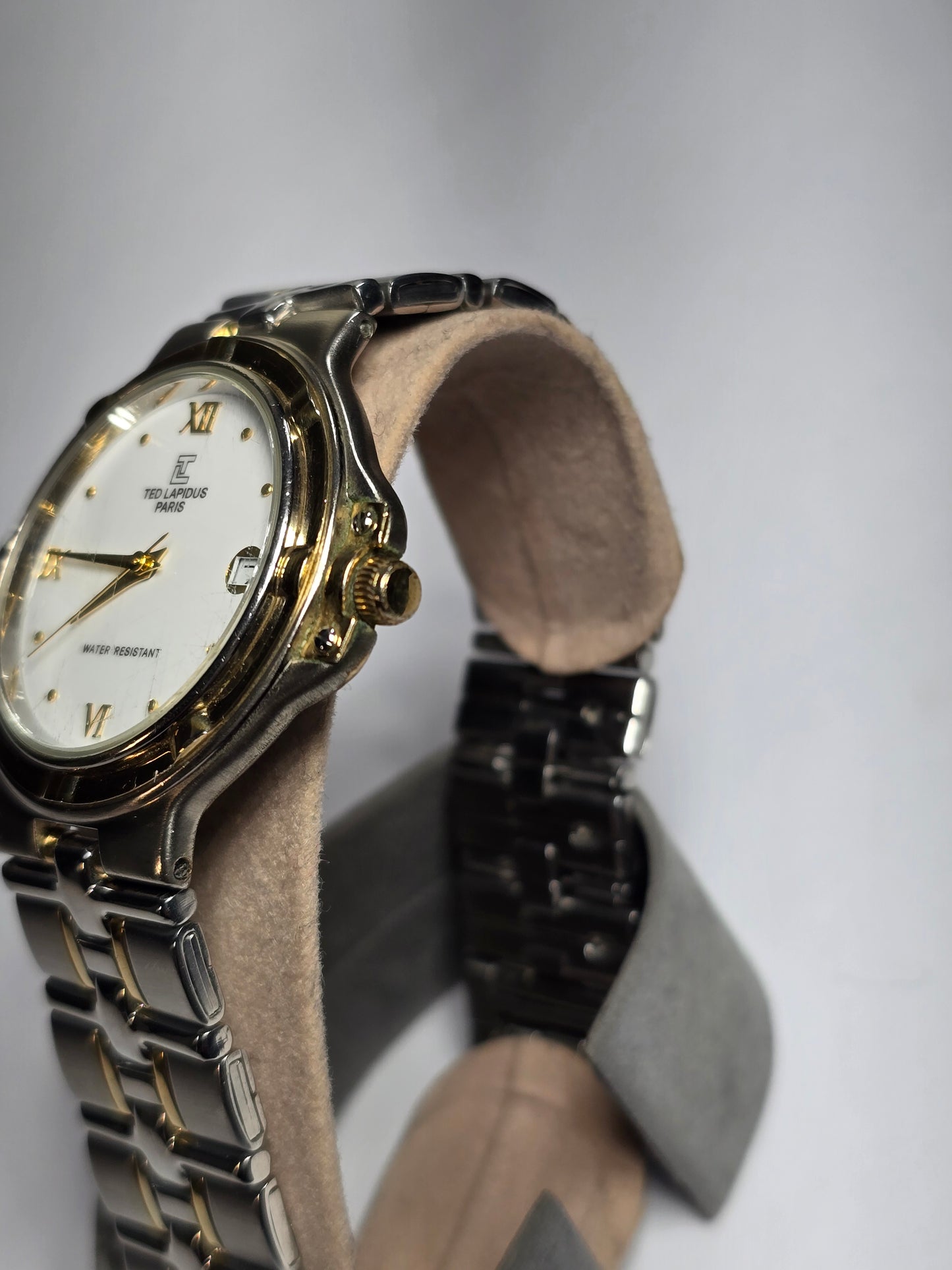 Vintage Ted Lapidus date quartz watch
