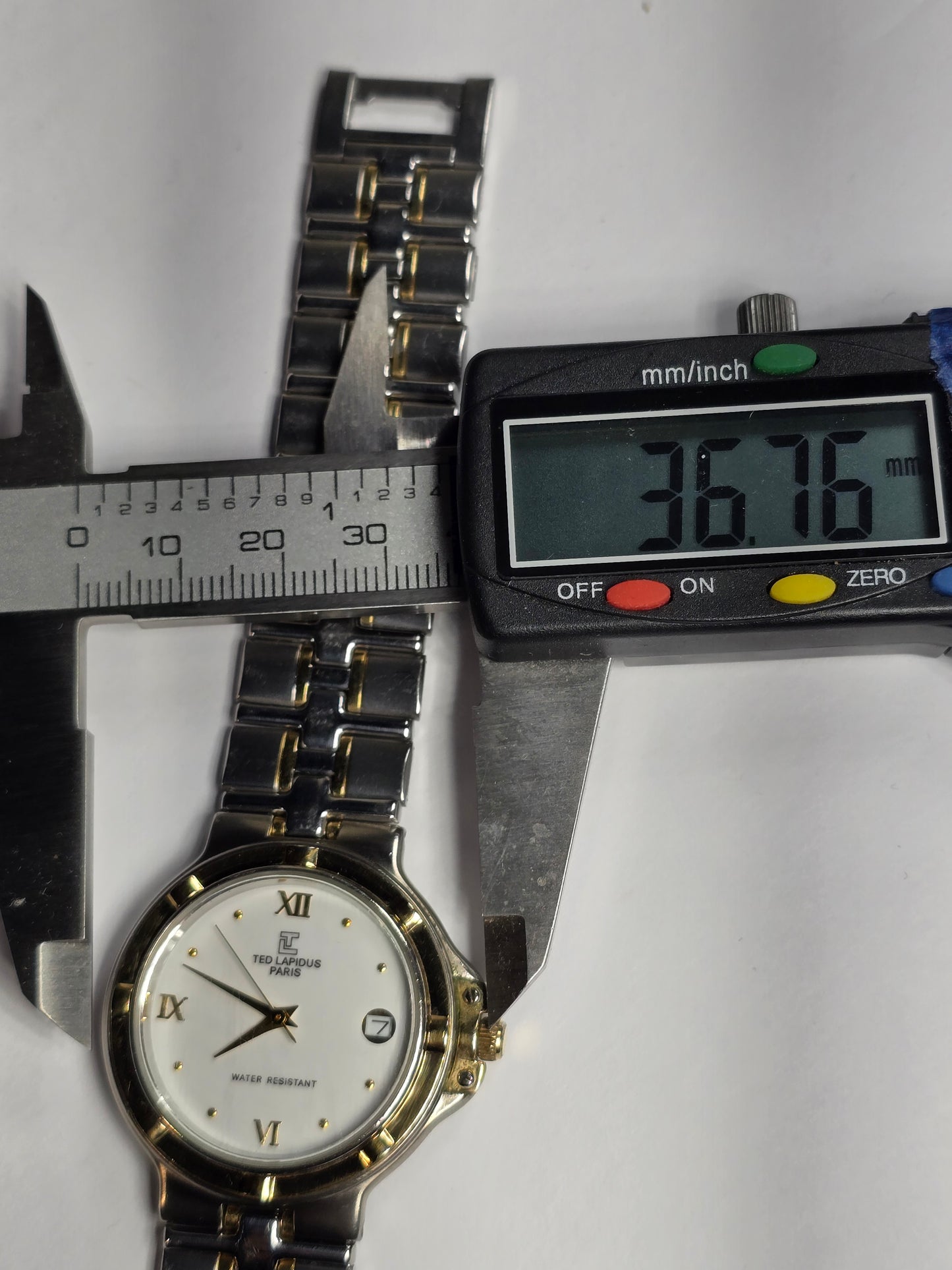 Vintage Ted Lapidus date quartz watch