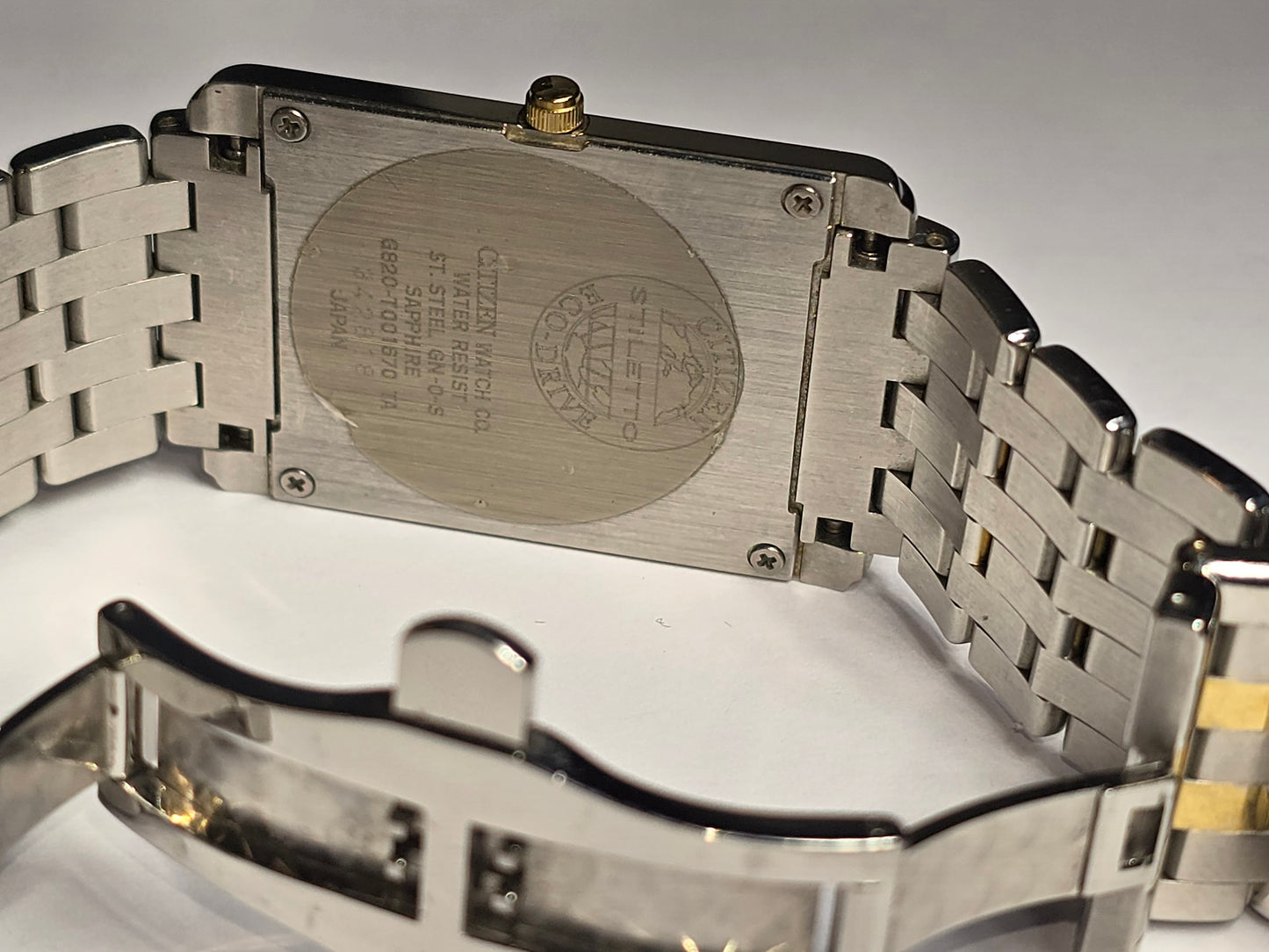 Vintage Citizen Eco-Drive Stiletto Solar ultra-thin Watch