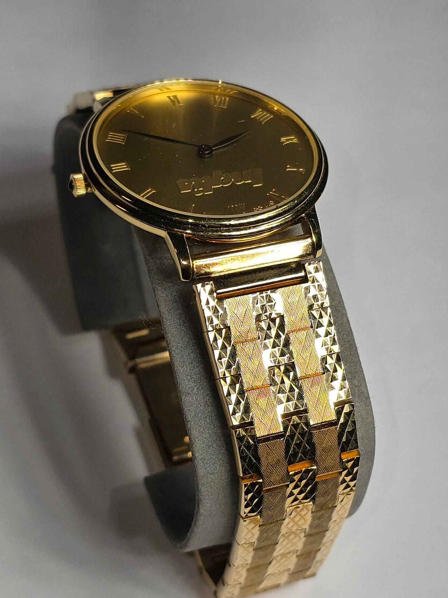 New Vintage Rare 18k electroplated Inglis watch