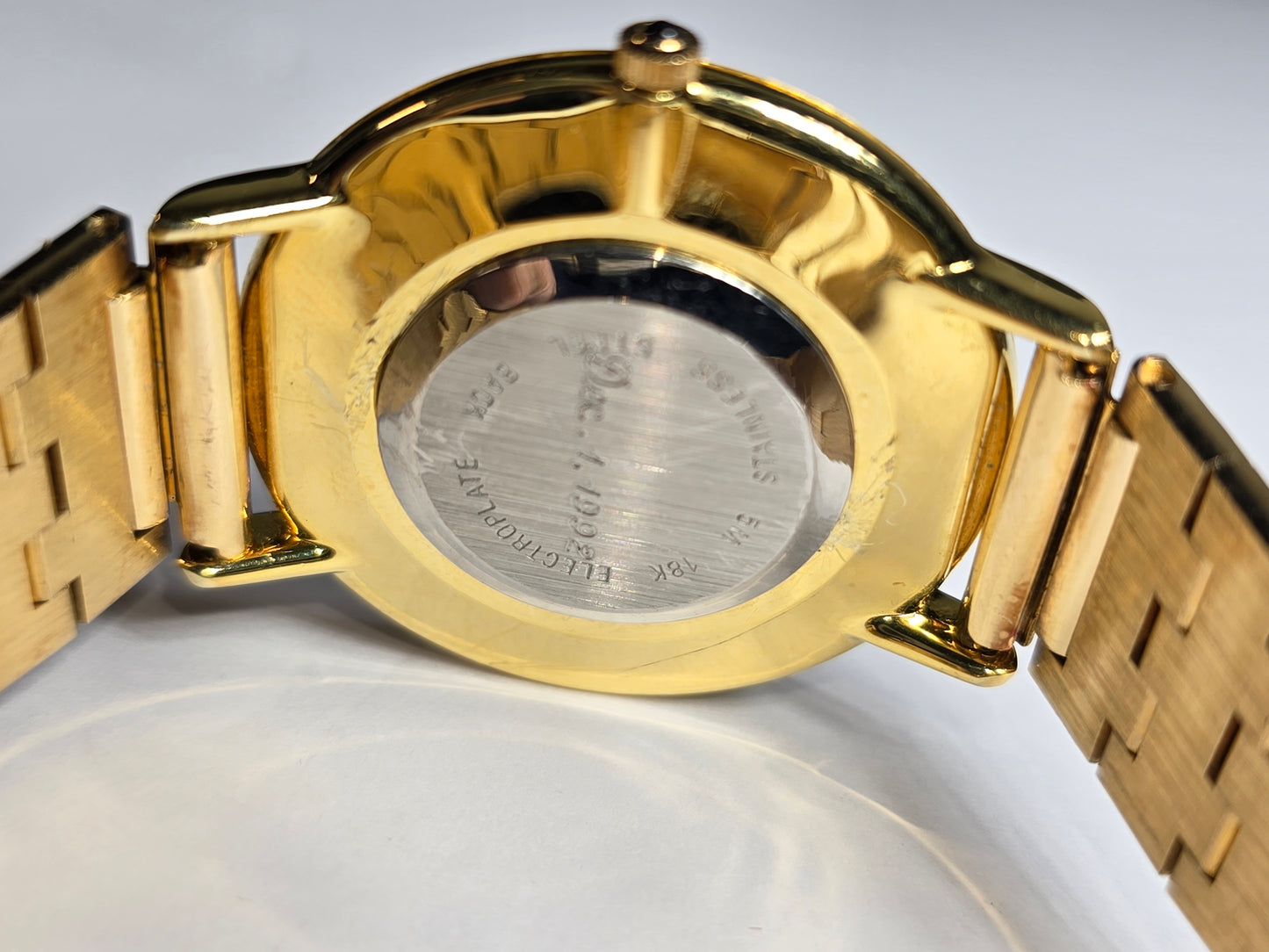 New Vintage Rare 18k electroplated Inglis watch
