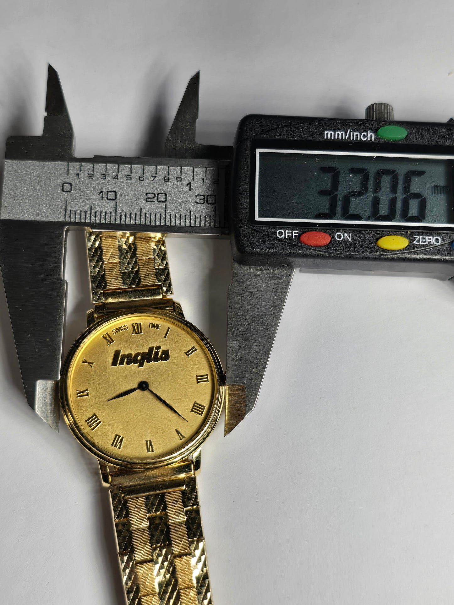 New Vintage Rare 18k electroplated Inglis watch