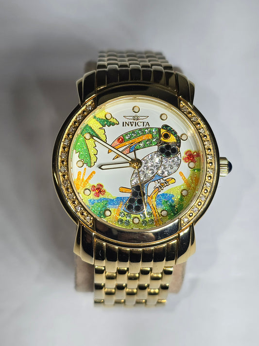 Vintage "RARE" Paradise Garden Invicta Ladies watch