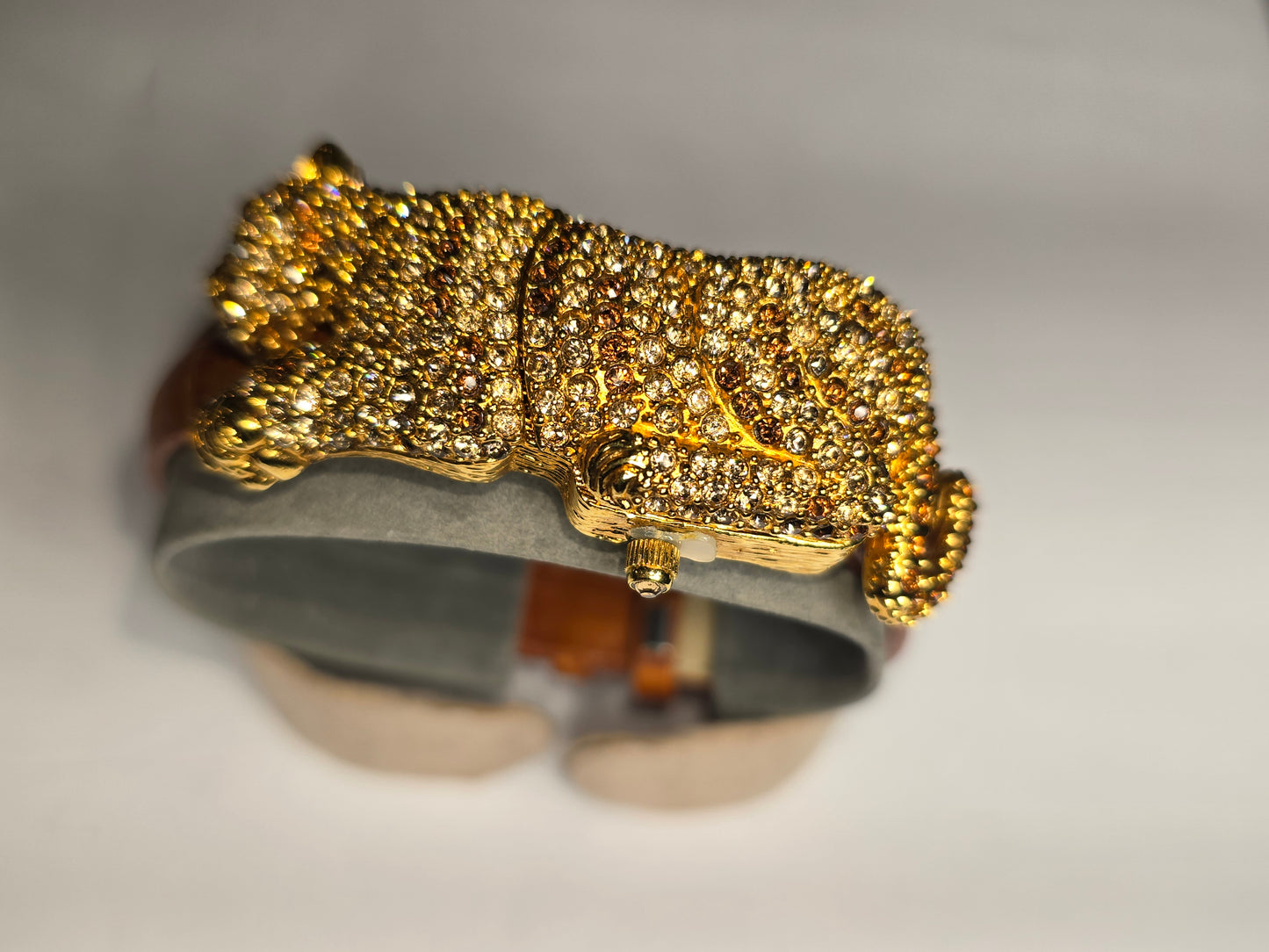 New Vintage Adrianne "Leopard" locket watch limited edition 0101/5000