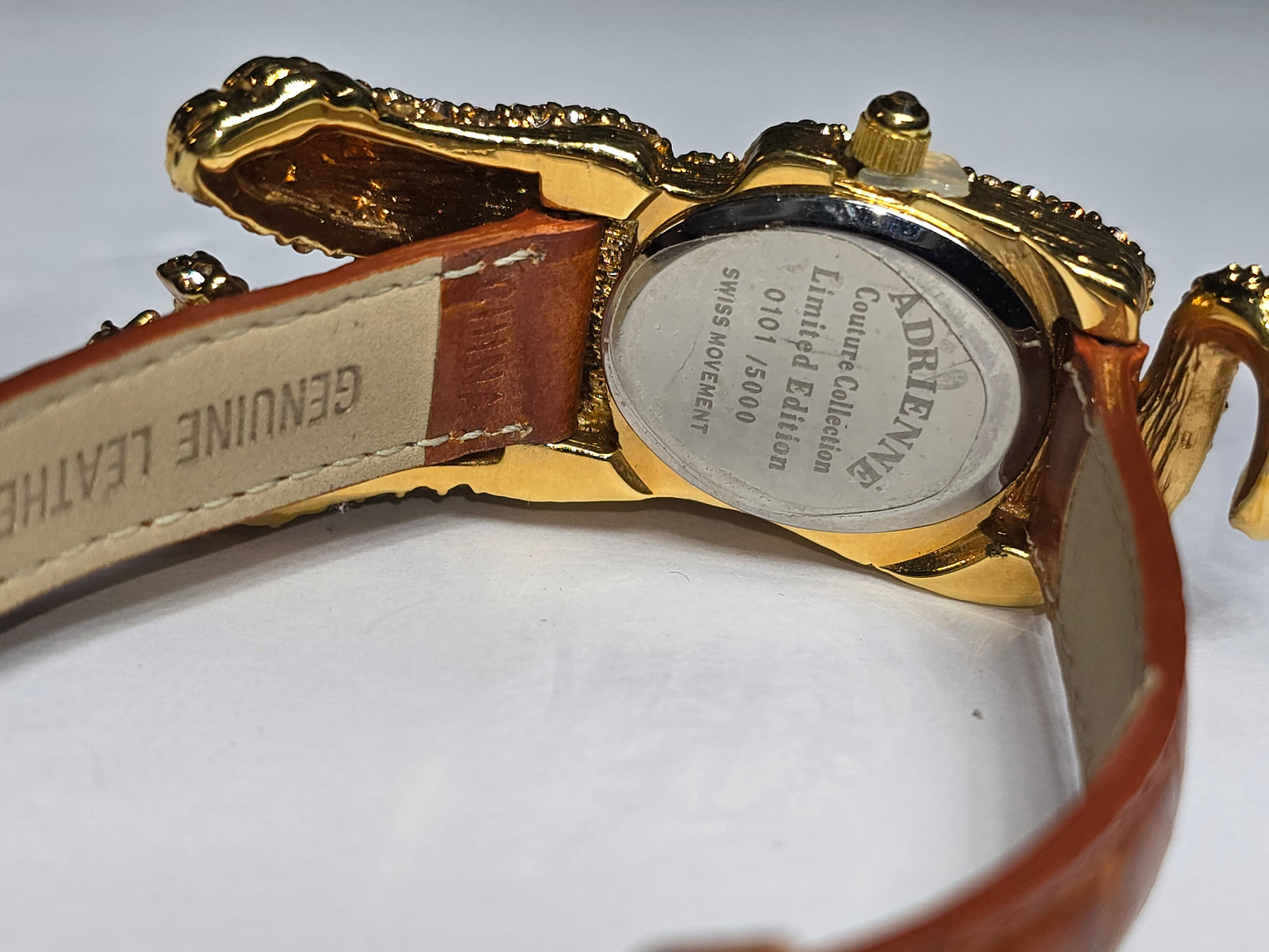 New Vintage Adrianne "Leopard" locket watch limited edition 0101/5000