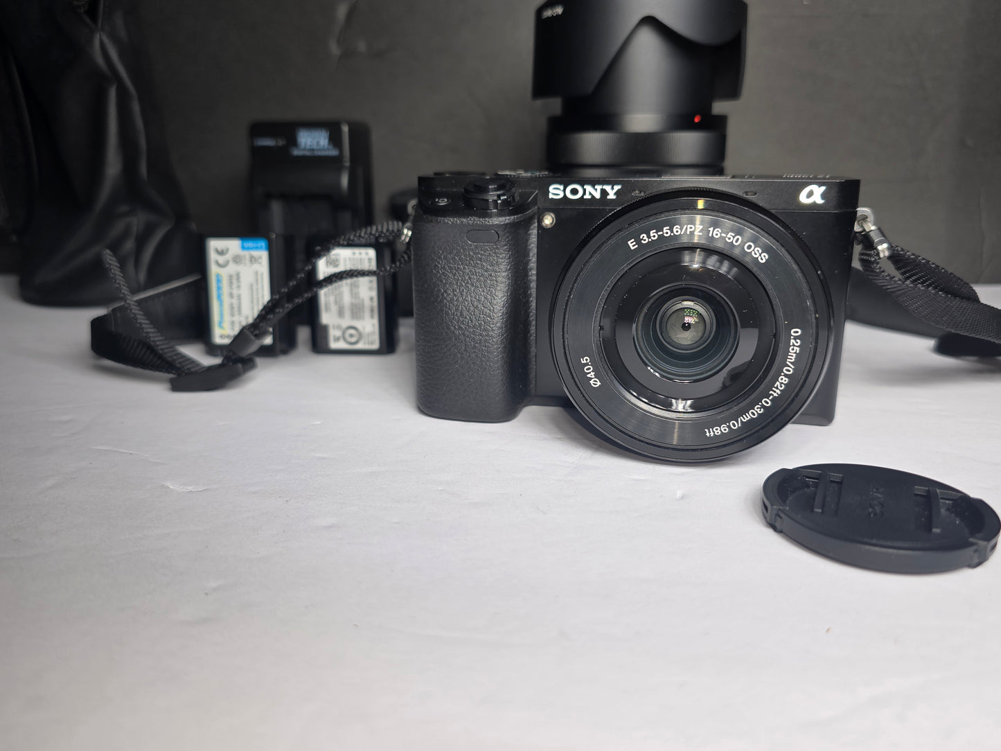 Vintage Sony Alpha a6000 camera and extra lens