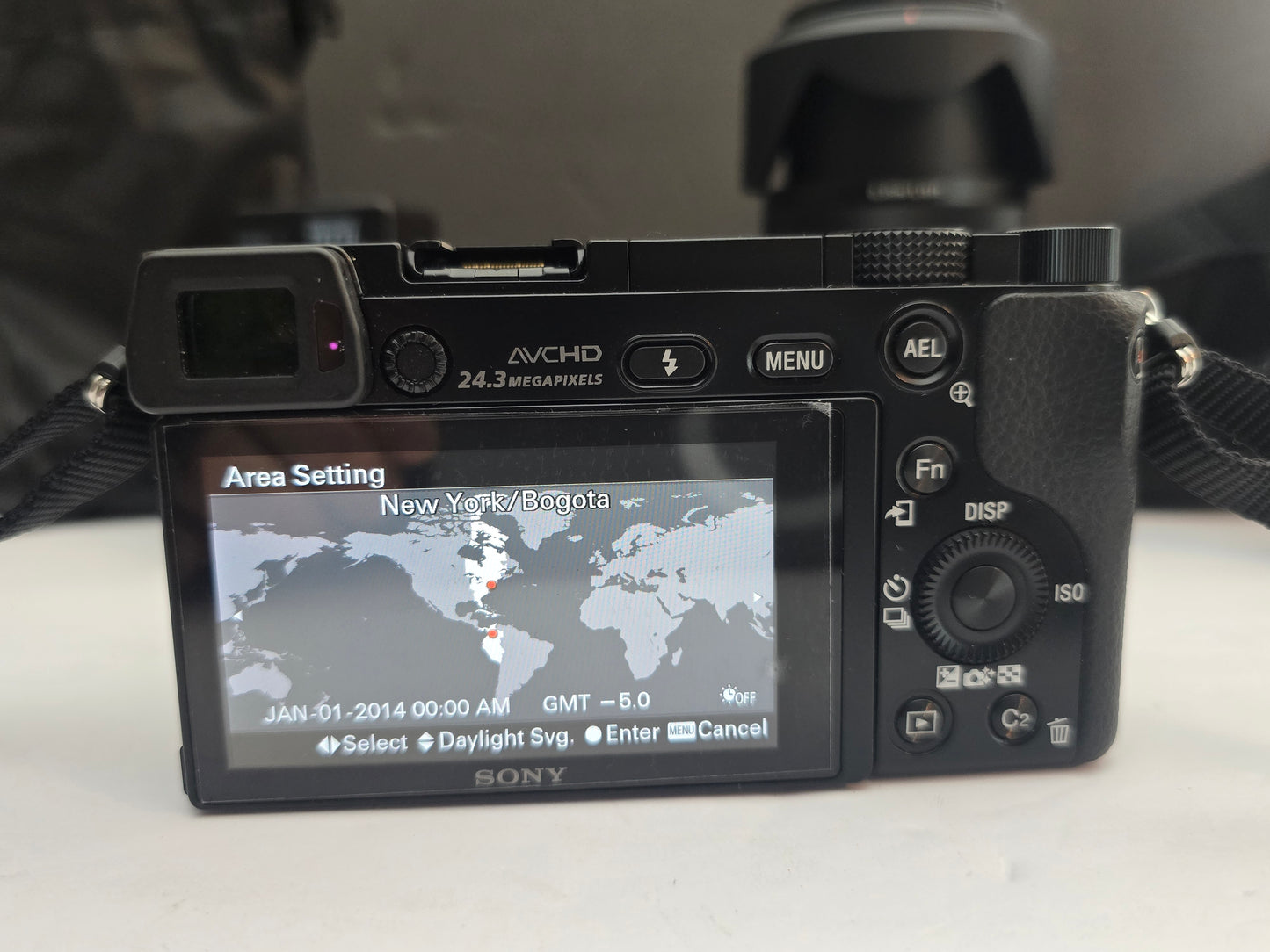 Vintage Sony Alpha a6000 camera and extra lens
