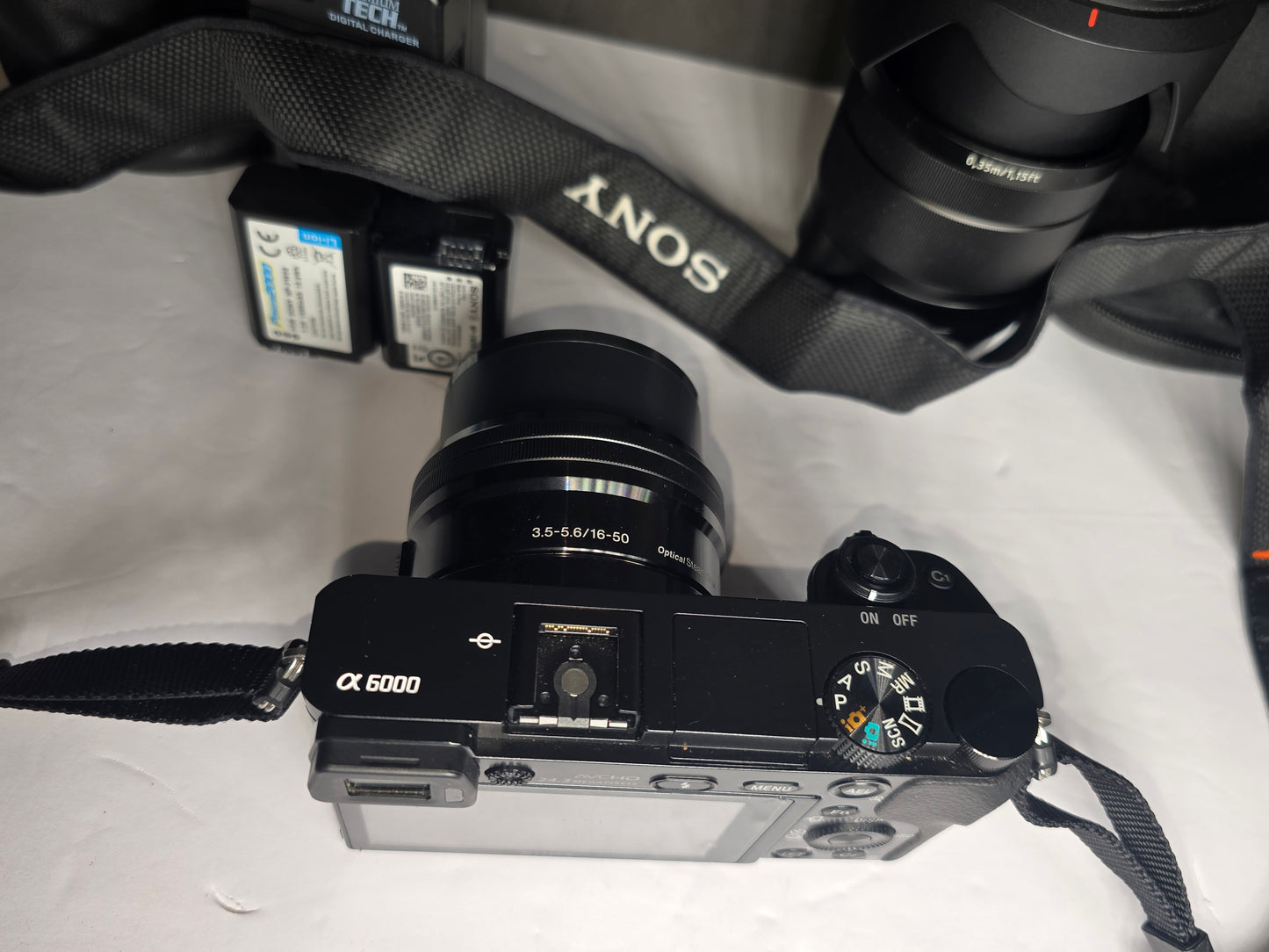 Vintage Sony Alpha a6000 camera and extra lens