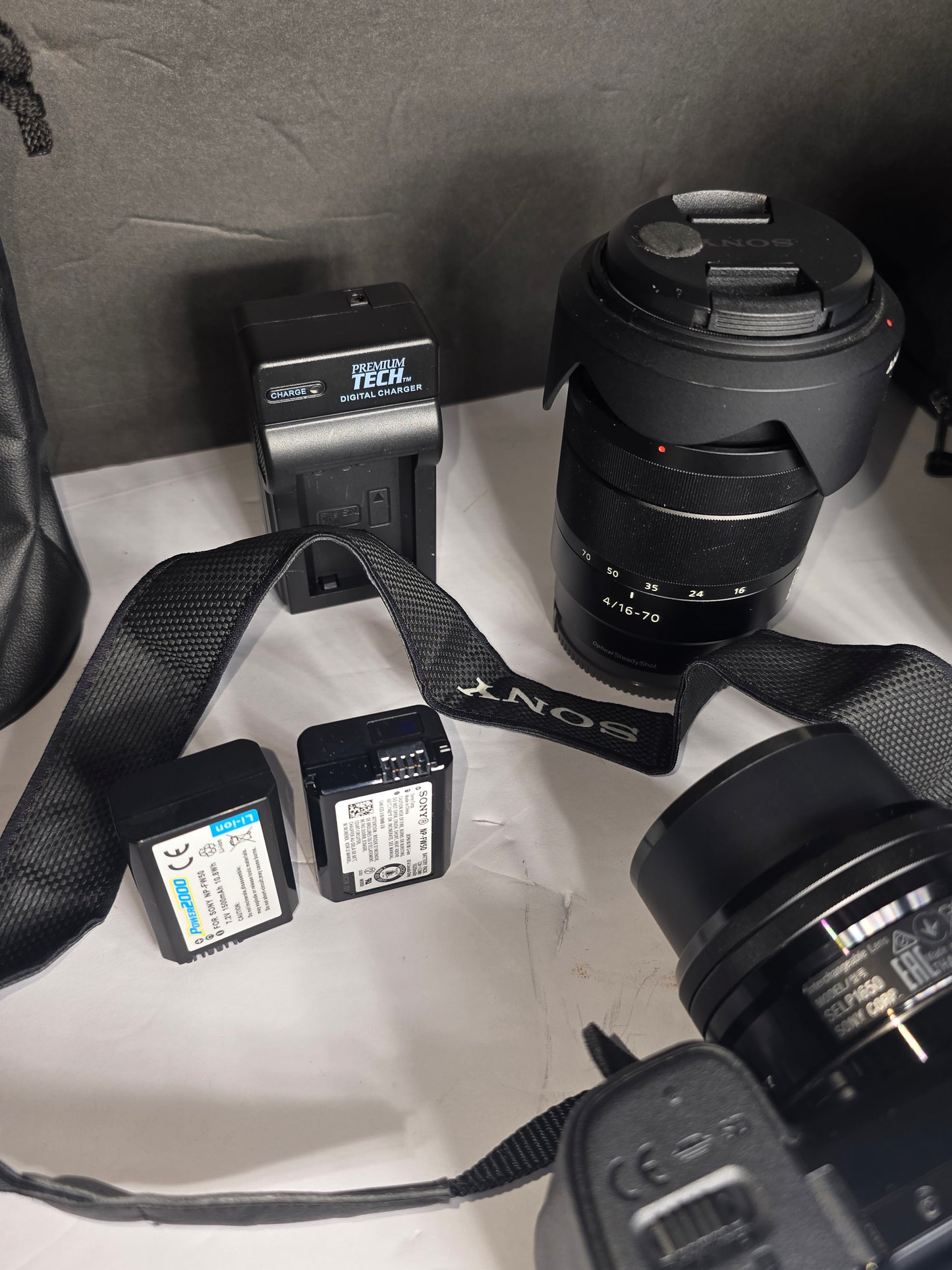 Vintage Sony Alpha a6000 camera and extra lens