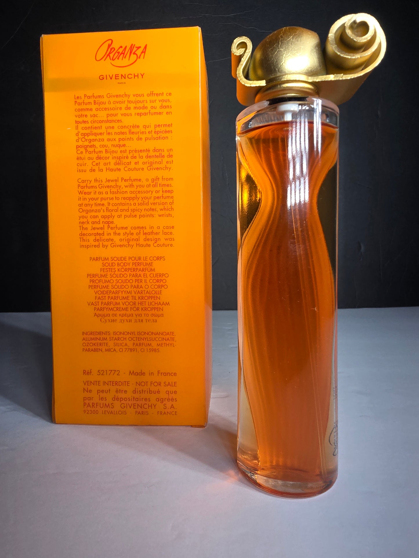 Vintage, New in box Discontinued, Collectable, Givenchy Organza Parfum Bijou