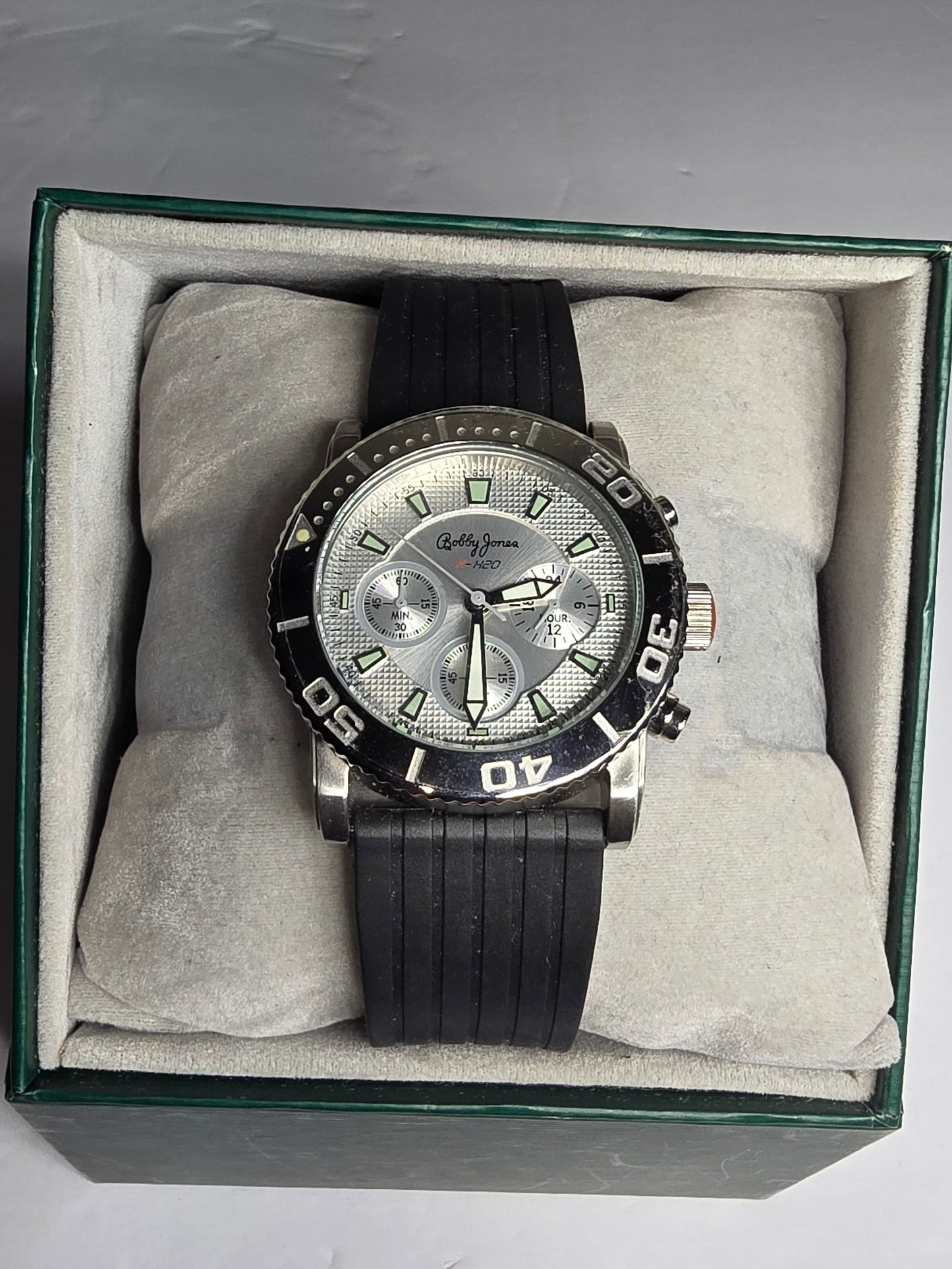 Vintage Bobby Jones X-H20 collectors watch new in box