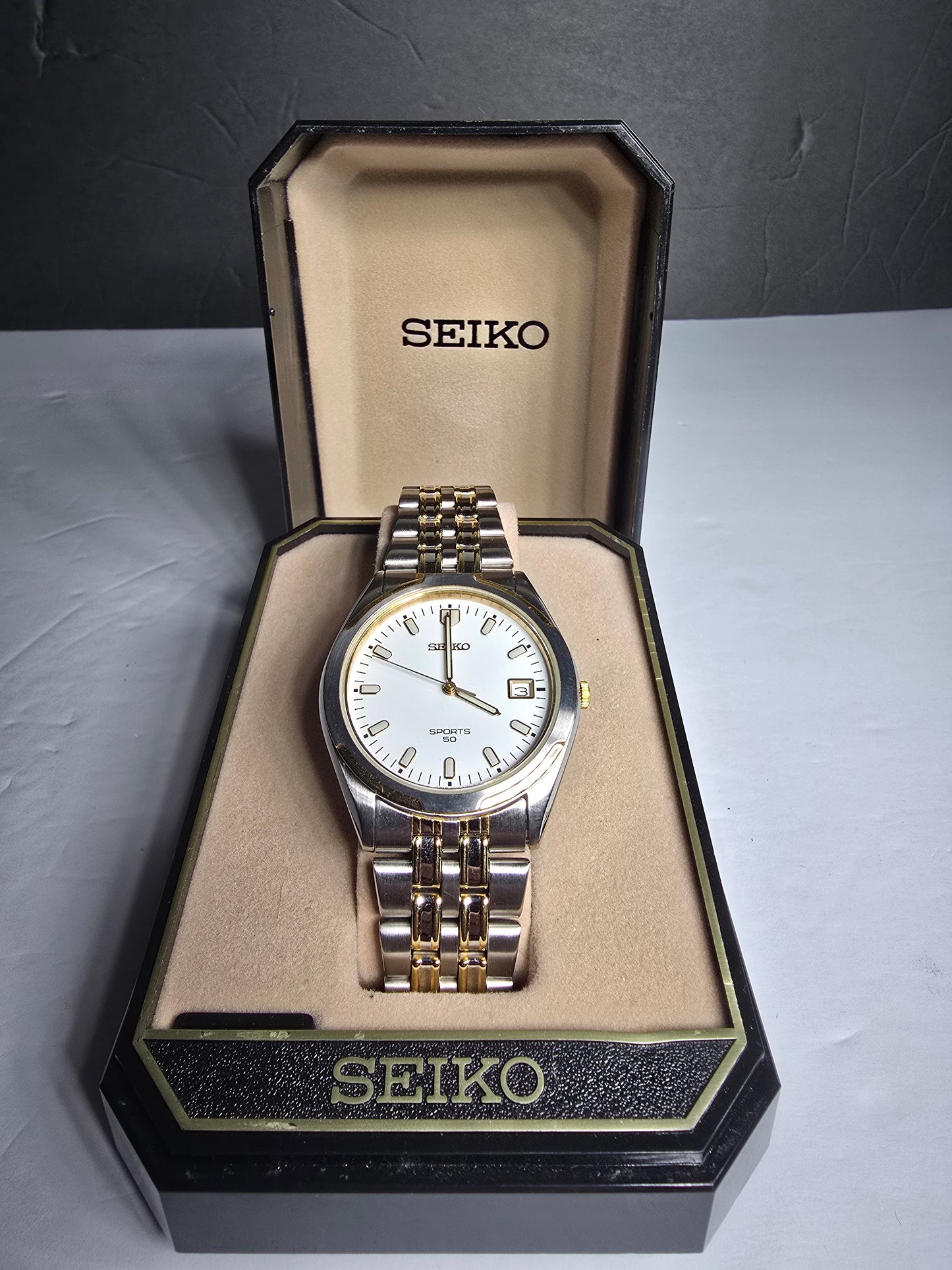 Vintage Seiko sports 50 TN42-9049 new with box