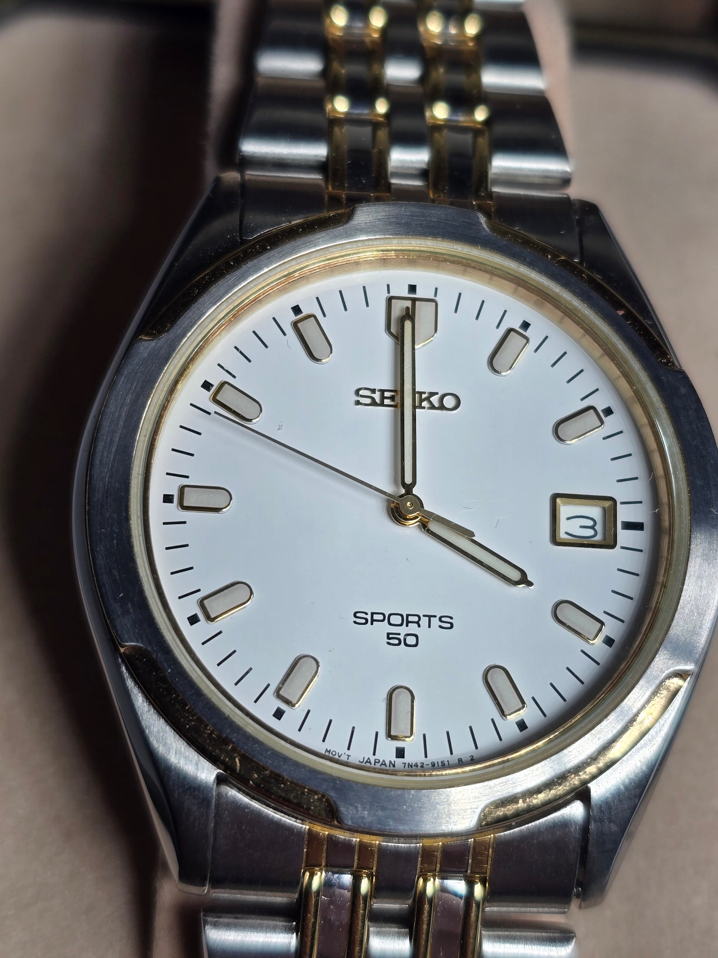 Vintage Seiko sports 50 TN42-9049 new with box