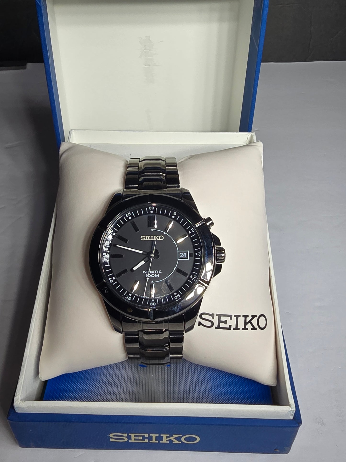 Vintage NWB Seiko Kinetic 100m 5M62-ODAO