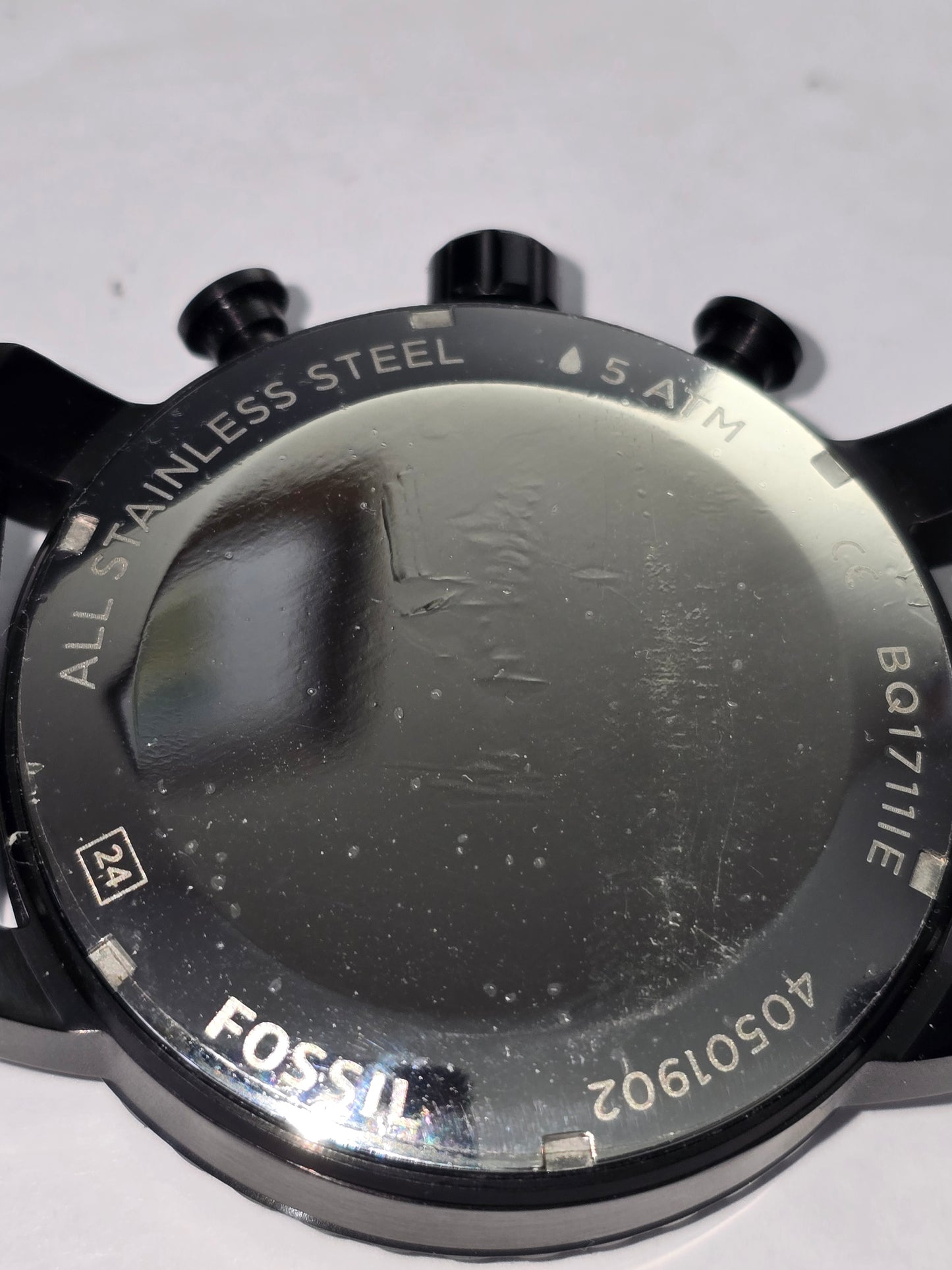 Vintage Fossil chronograph watch new in box