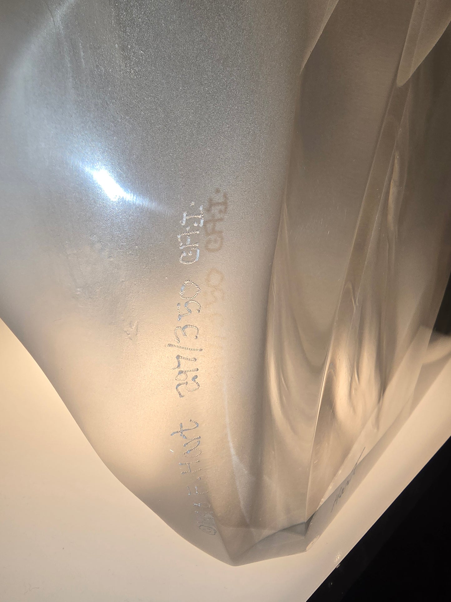 Vintage Frederick Hart "Exaltation" Lucite Sculpture
