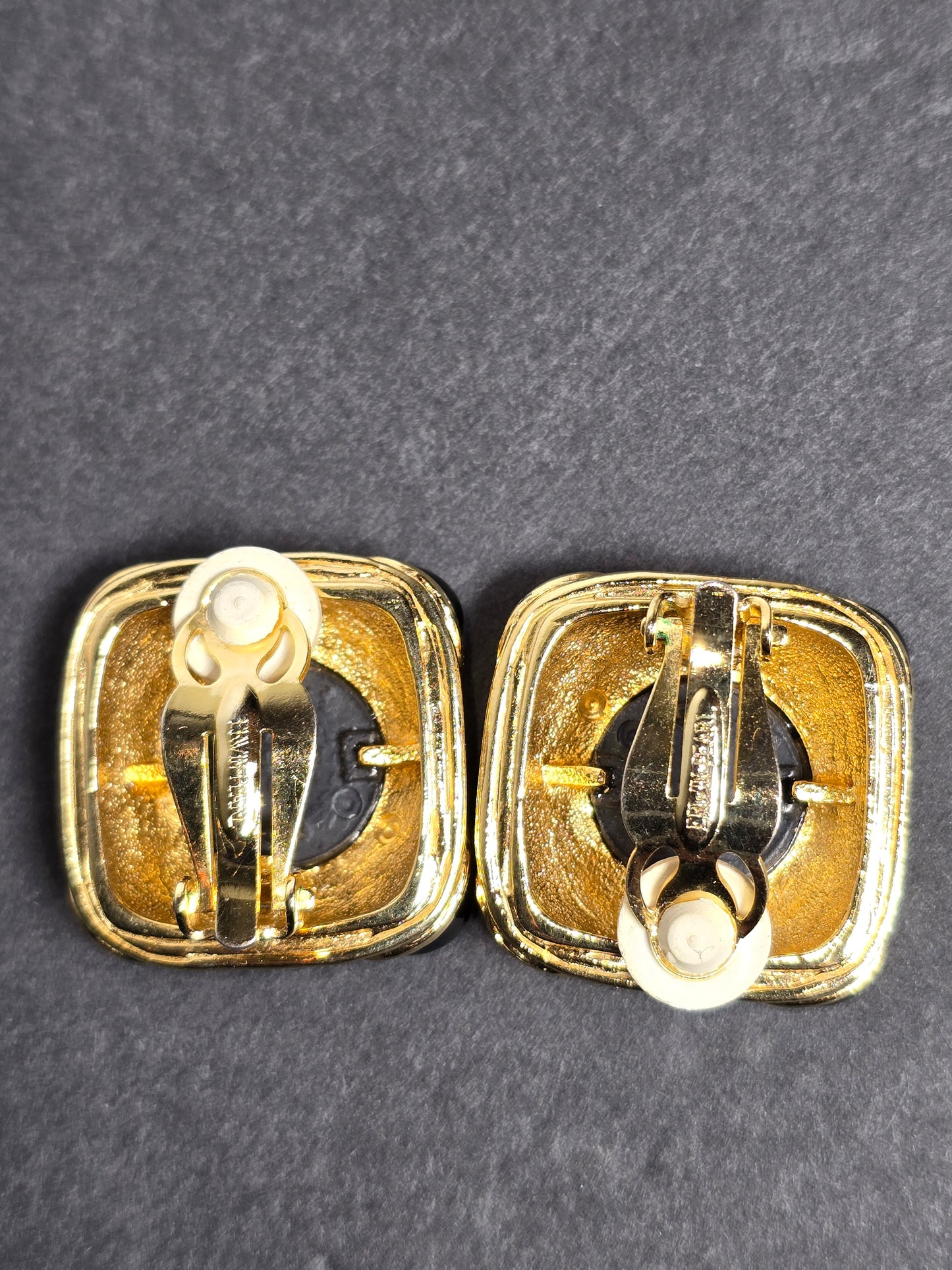 Vintage Ervin Pearl coin earrings