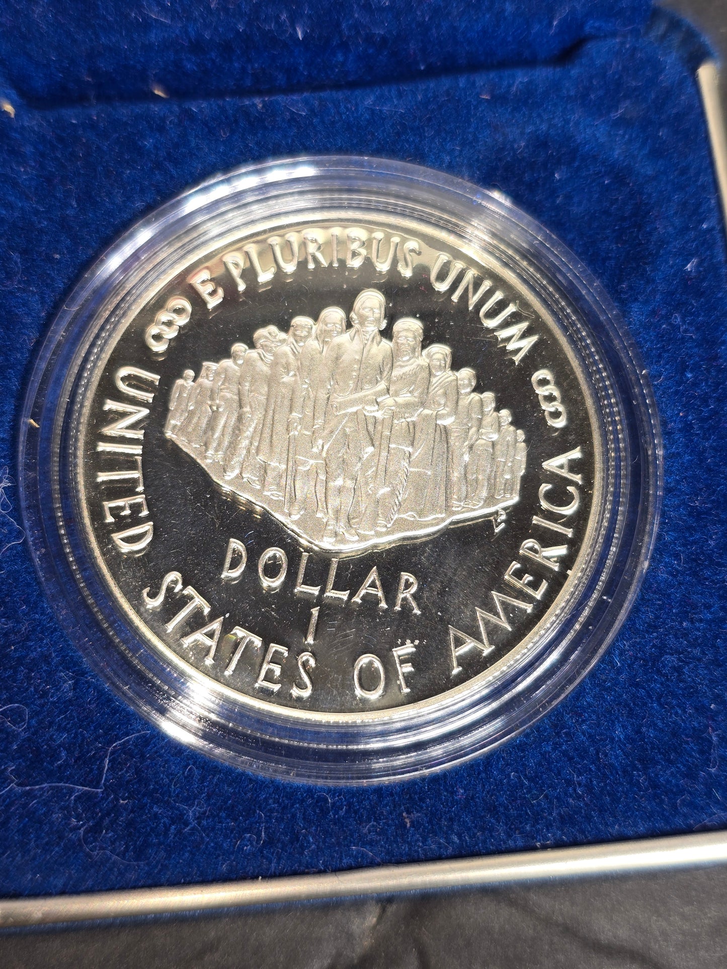 Vintage 1987-S U.S. Constitution 200th anniversary silver proof dollar (OGP)