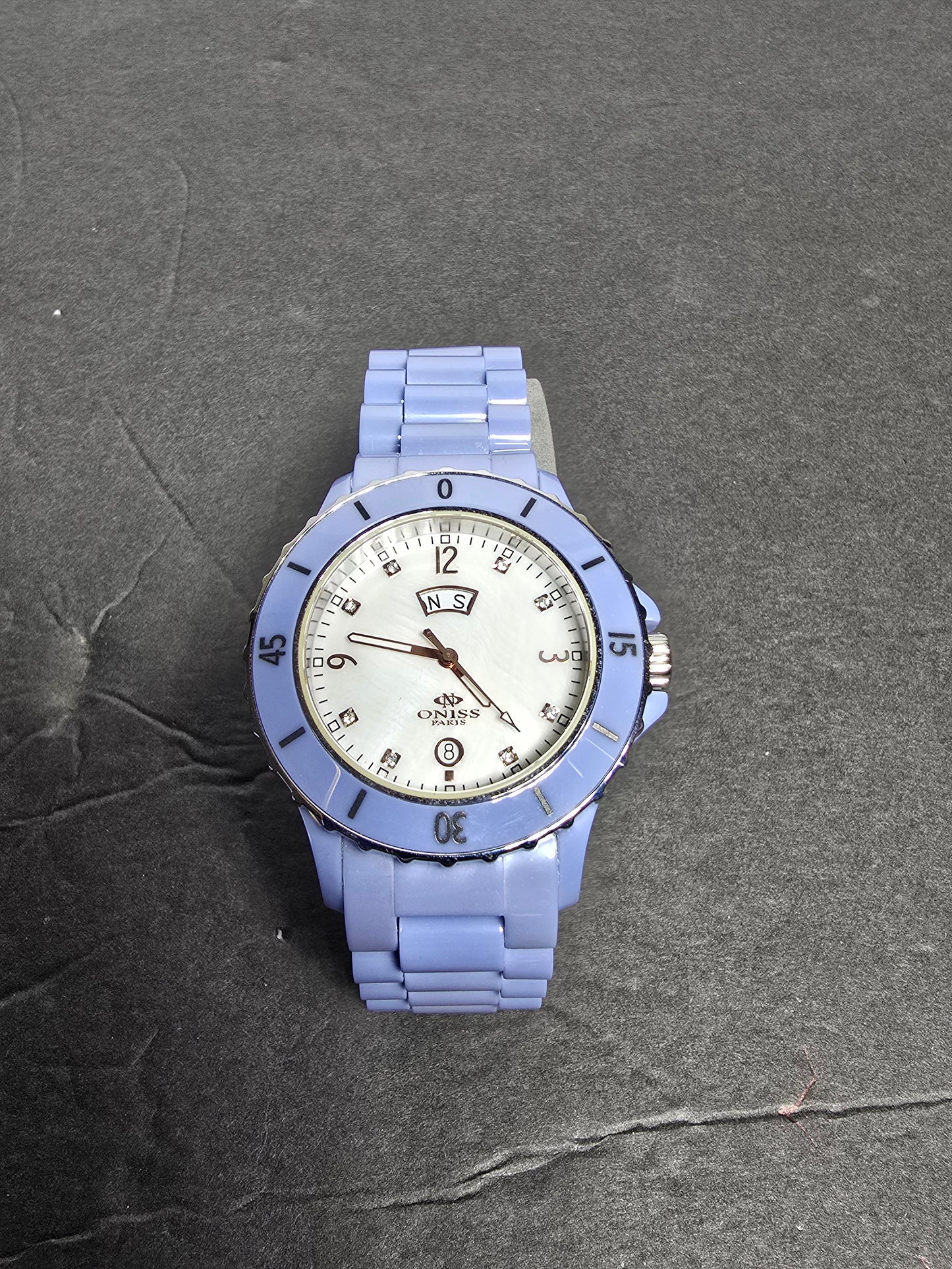 Vintage Onnis Paris Ceramica Fuerte collection watch new
