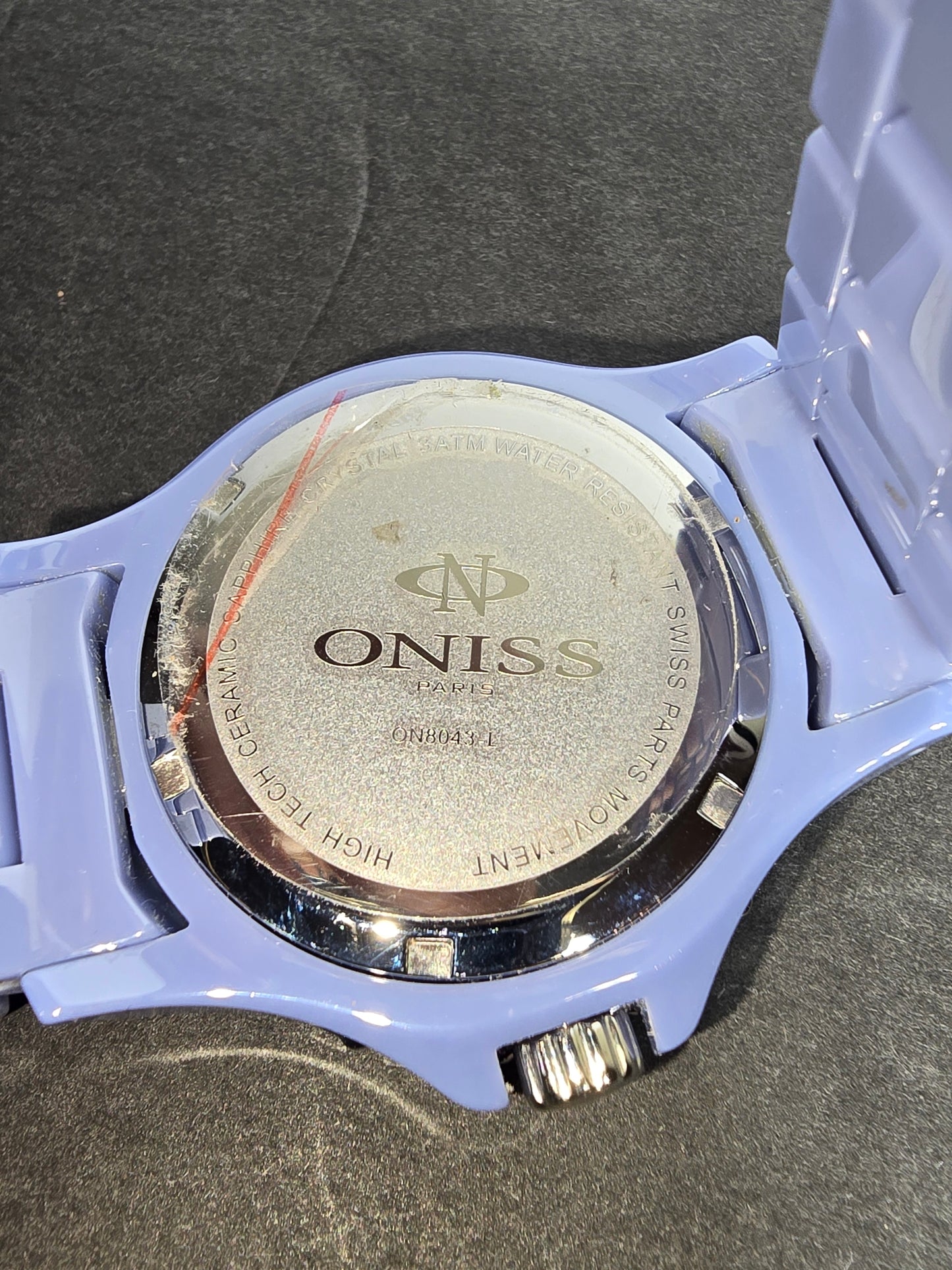 Vintage Onnis Paris Ceramica Fuerte collection watch new