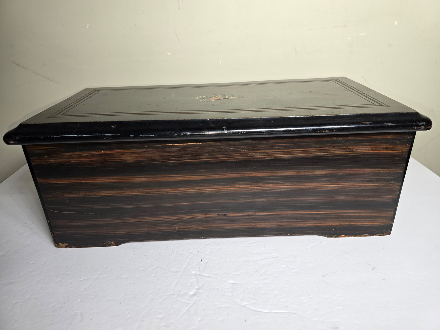 Mermod Freres antique cylinder music box Swiss 1800's