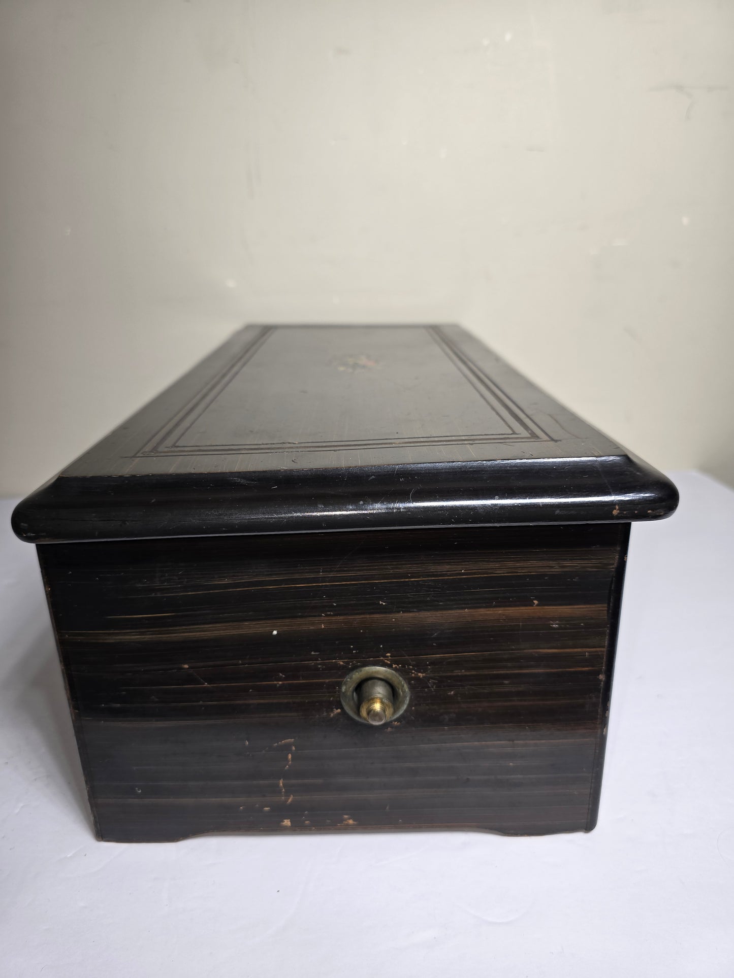 Mermod Freres antique cylinder music box Swiss 1800's