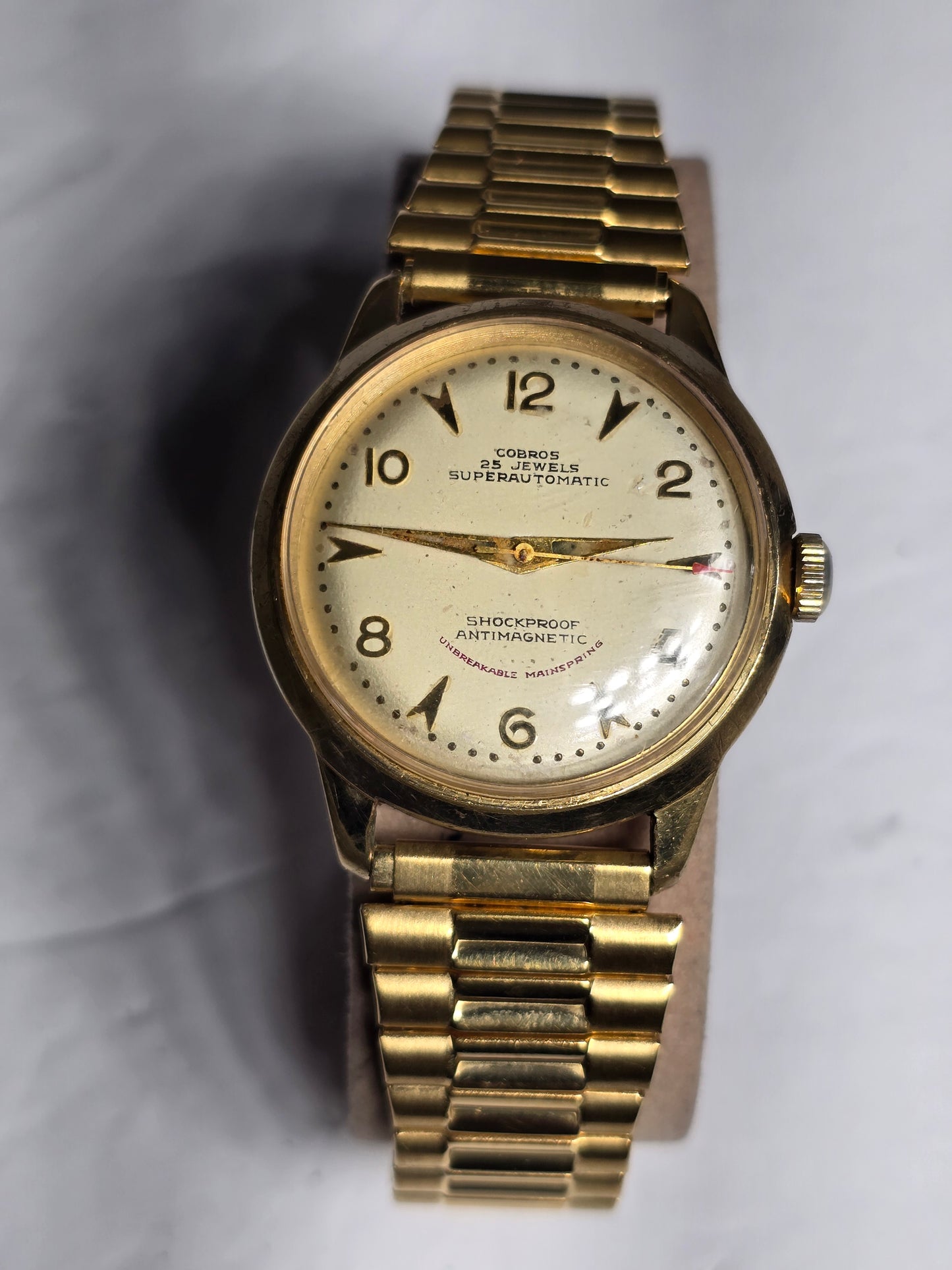 Vintage Cobros Superautomatic 25-jewel rare watch