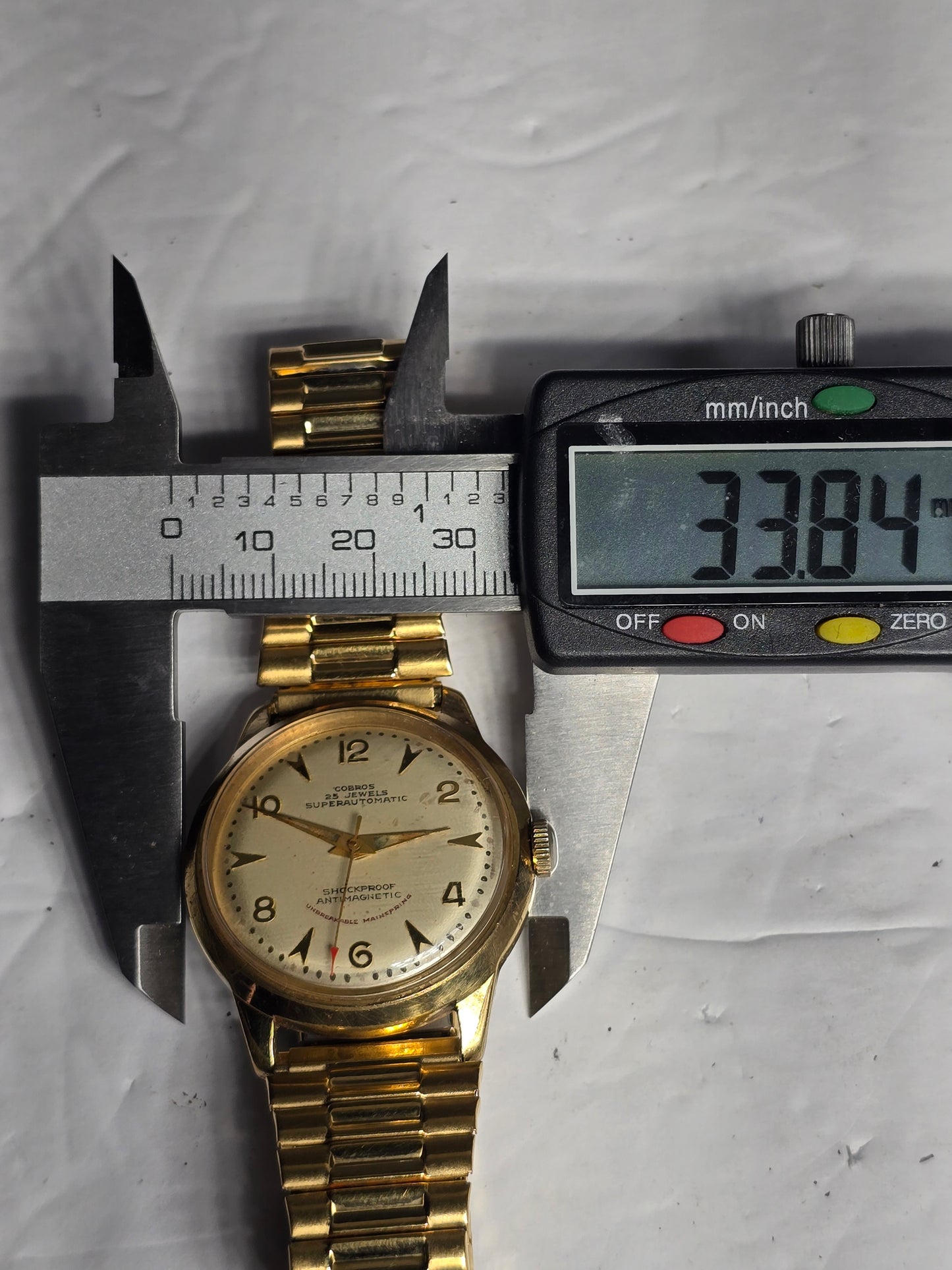 Vintage Cobros Superautomatic 25-jewel rare watch