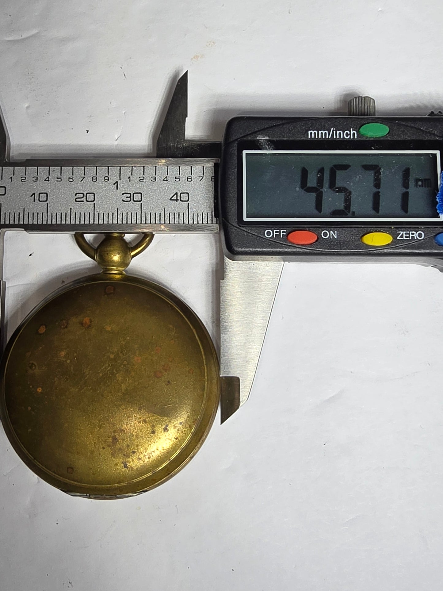 Vintages brass compass USCE