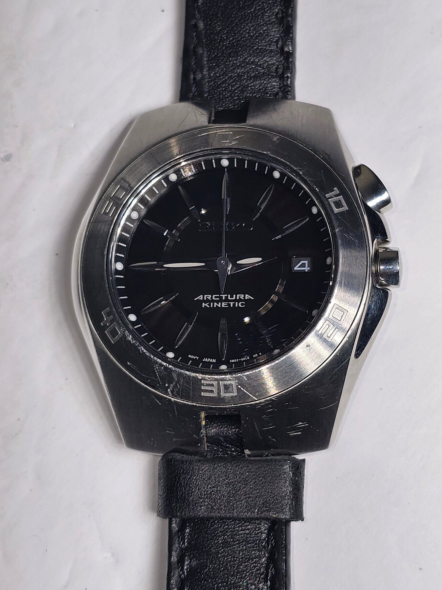Vintage Seiko Arctura Kinetic watch
